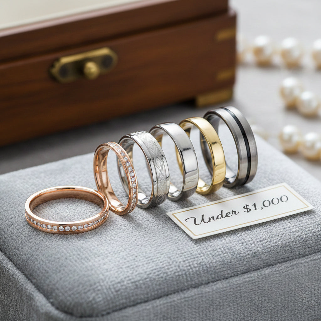 Stunning Wedding Bands Under $1,000