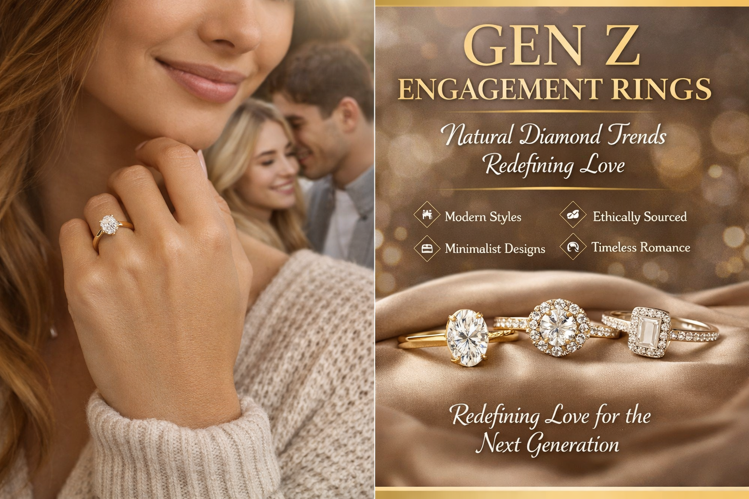 Gen Z Engagement Rings: Natural Diamond Trends Redefining Love