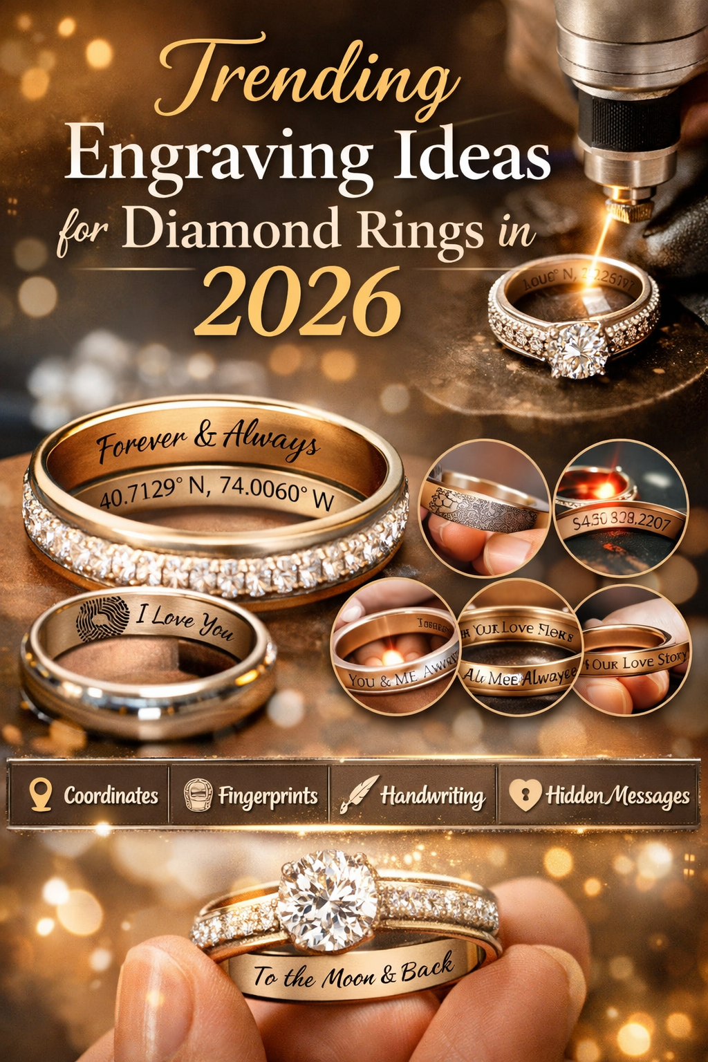 Trending Engraving Ideas for Diamond Rings in 2026
