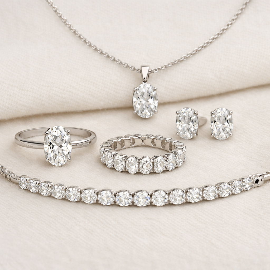 Oval Diamond Jewelry for Everyday Wear