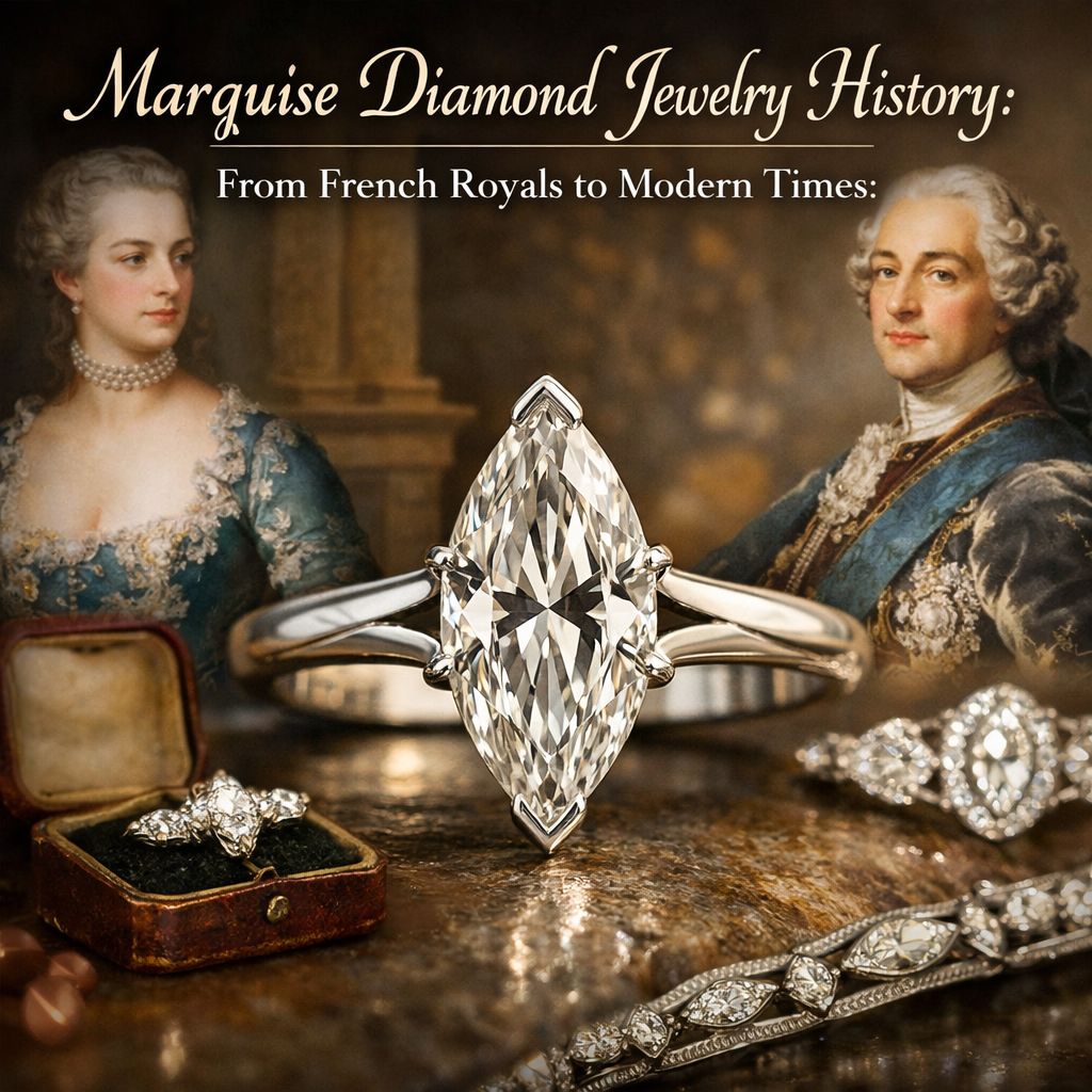 Marquise Diamond Jewelry History: From French Royals to Modern Times