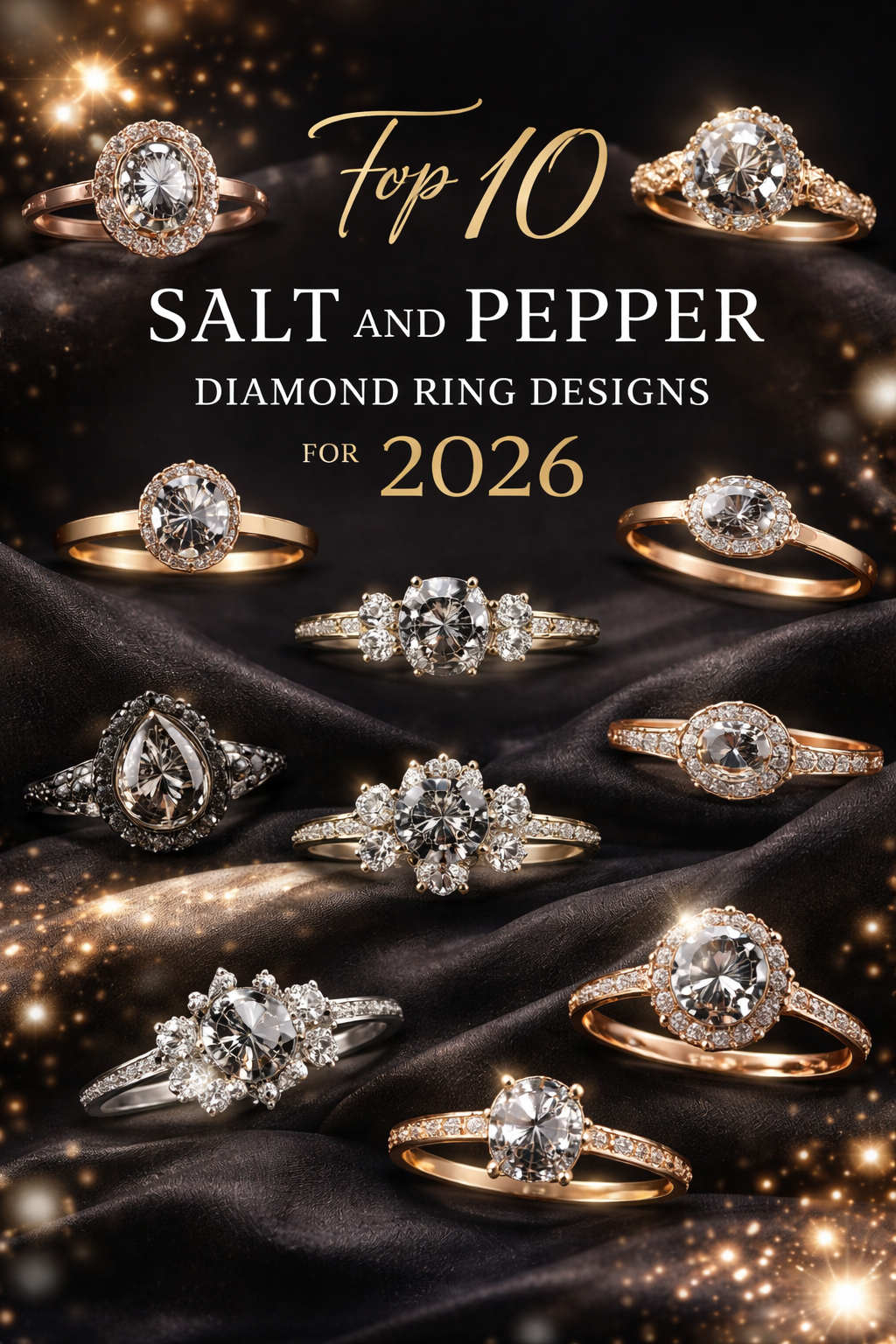 Top 10 Salt and Pepper Diamond Ring Designs for 2026