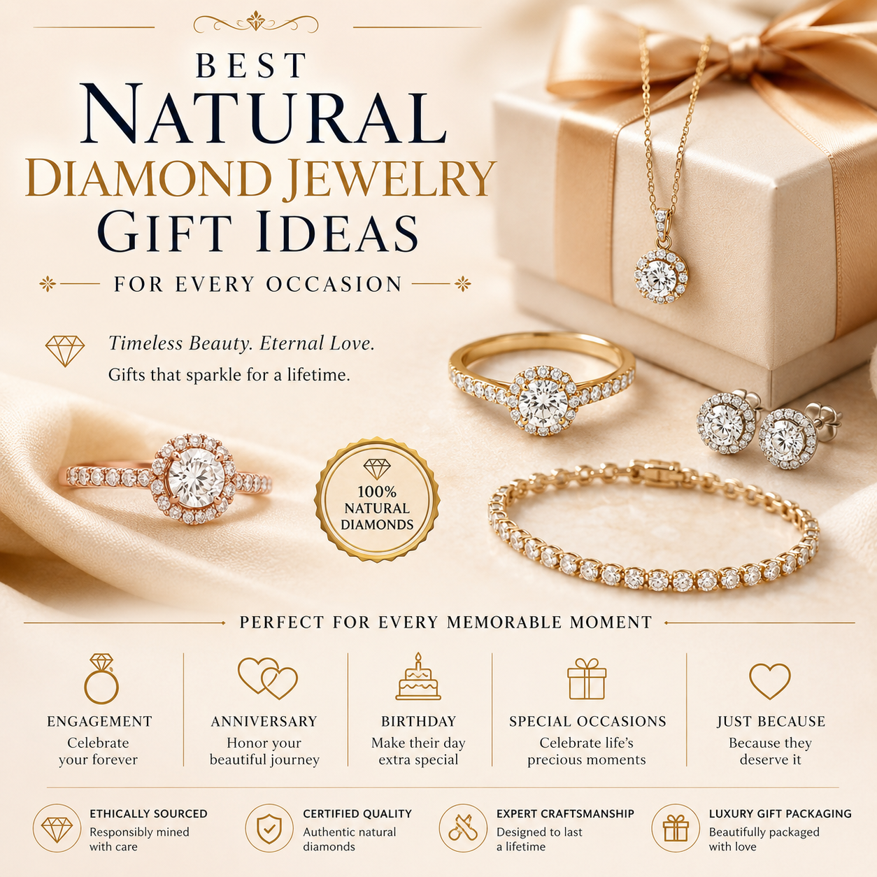 Best Natural Diamond Jewelry Gift Ideas for Every Occasion