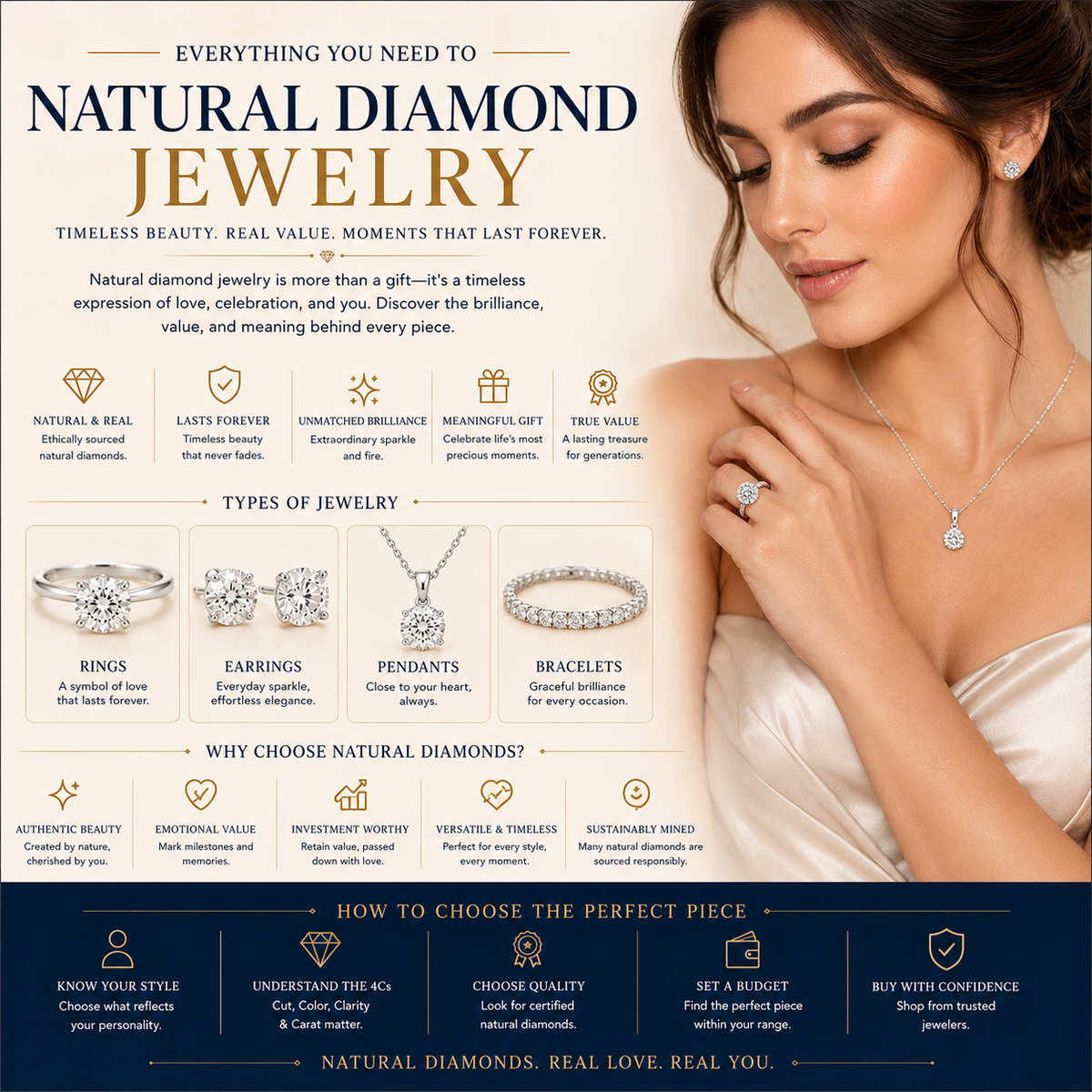 Everything You Need to Know Before Buying Natural Diamond Jewelry