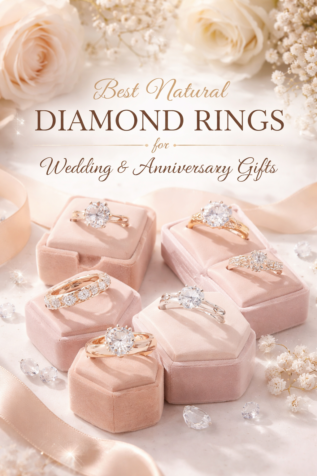 Best Natural Diamond Rings for Wedding & Anniversary Gifts