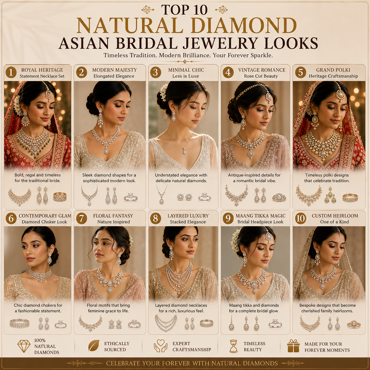 Top 10 Natural Diamond Asian Bridal Jewelry Trends for 2026