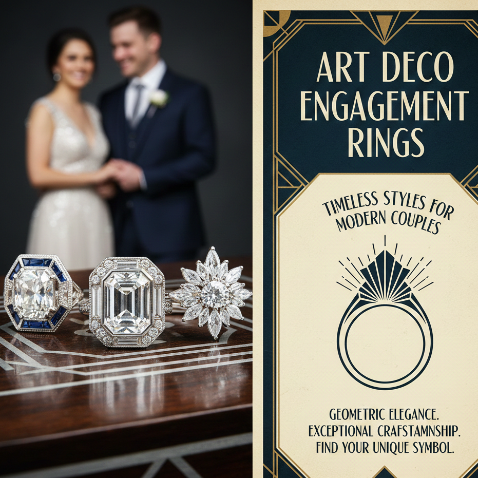 Art Deco Engagement Rings: Timeless Styles for Modern Couples