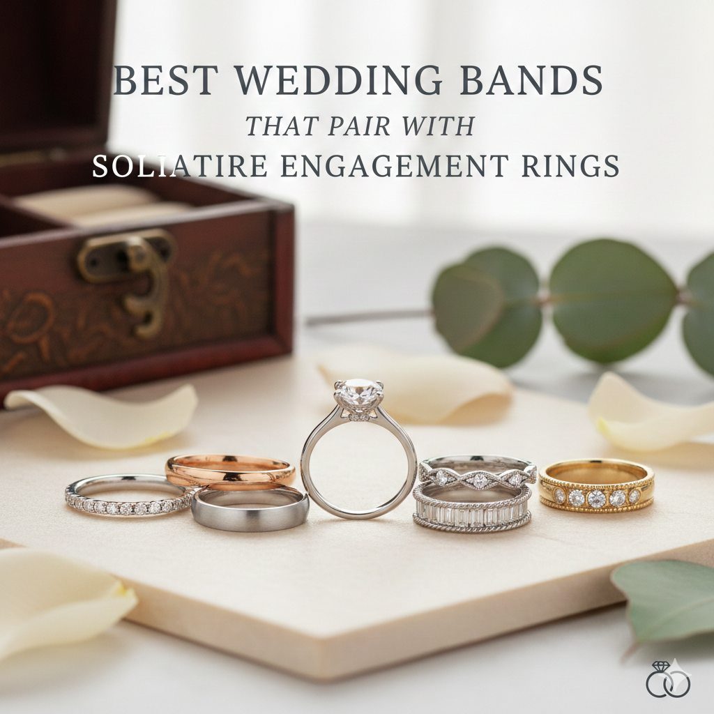 Best Wedding Bands That Pair with Solitaire Engagement Rings