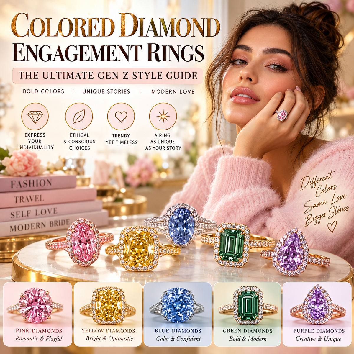 Colored Diamond Engagement Rings: The Ultimate Gen Z Style Guide