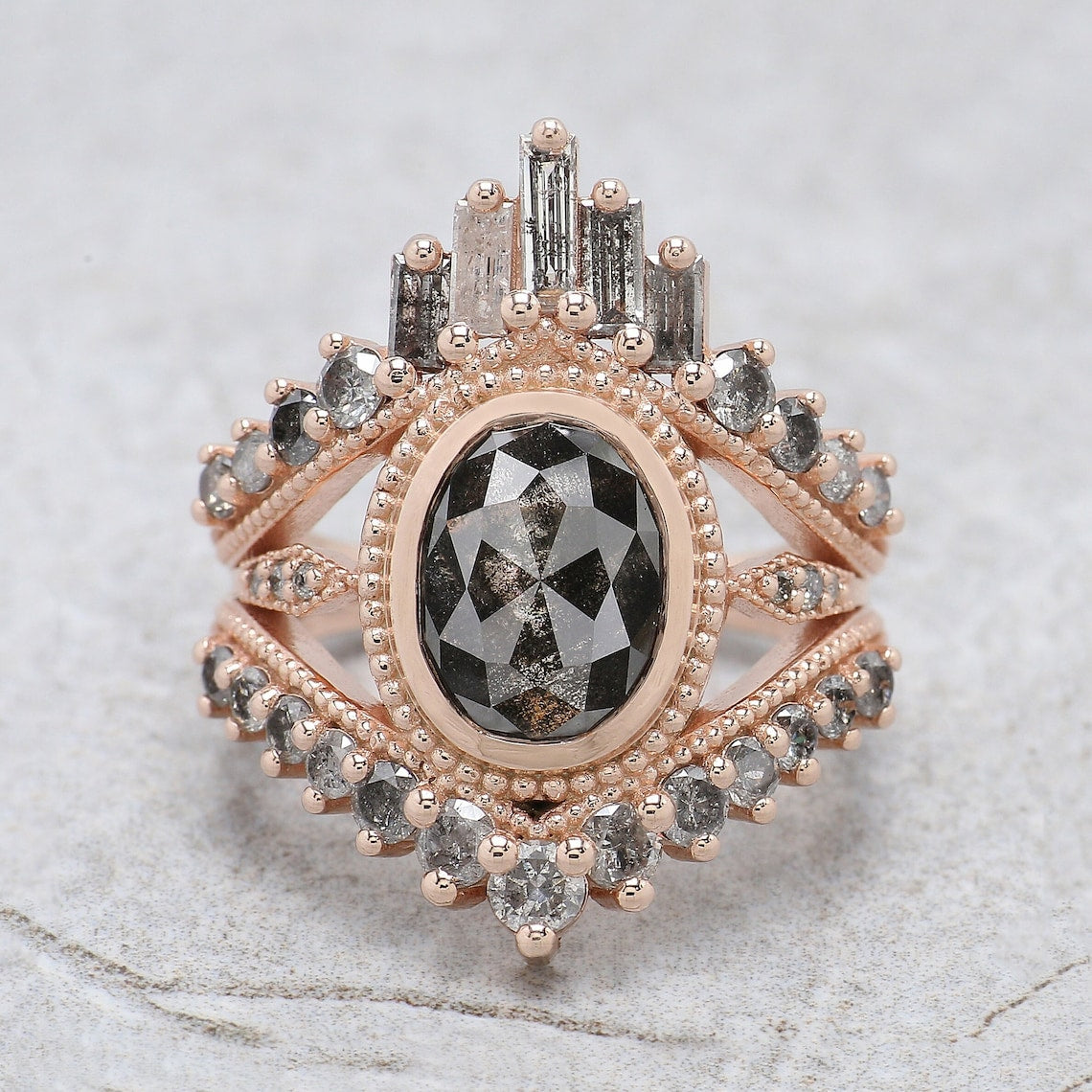 What is a Salt and Pepper Engagement Ring?