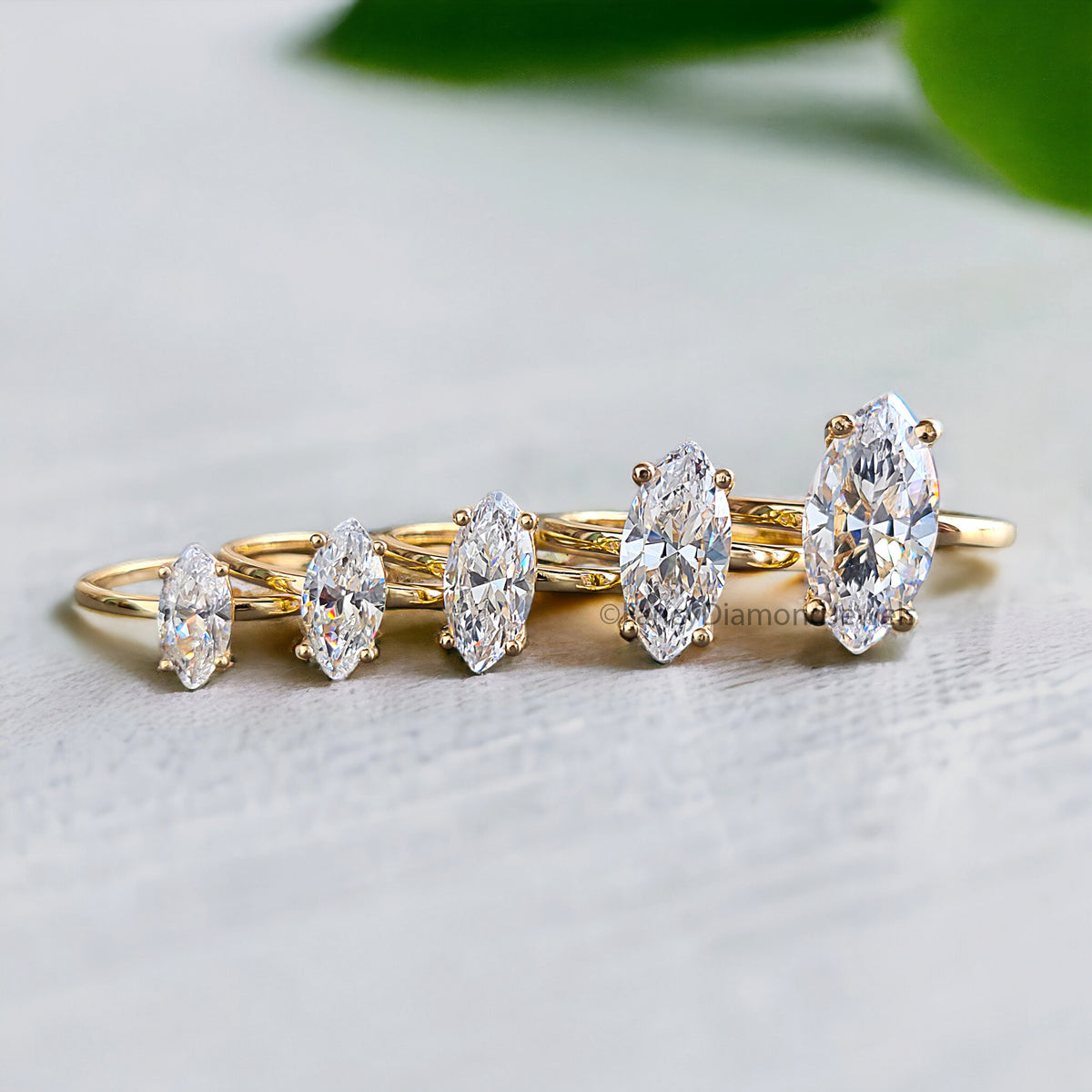 Marquise Cut engagement ring 8mm 9mm 10mm 12mm 14mm stone ring Silver Promise ring Marquise Cut Diamond Solitaire ring Gift for her FD281