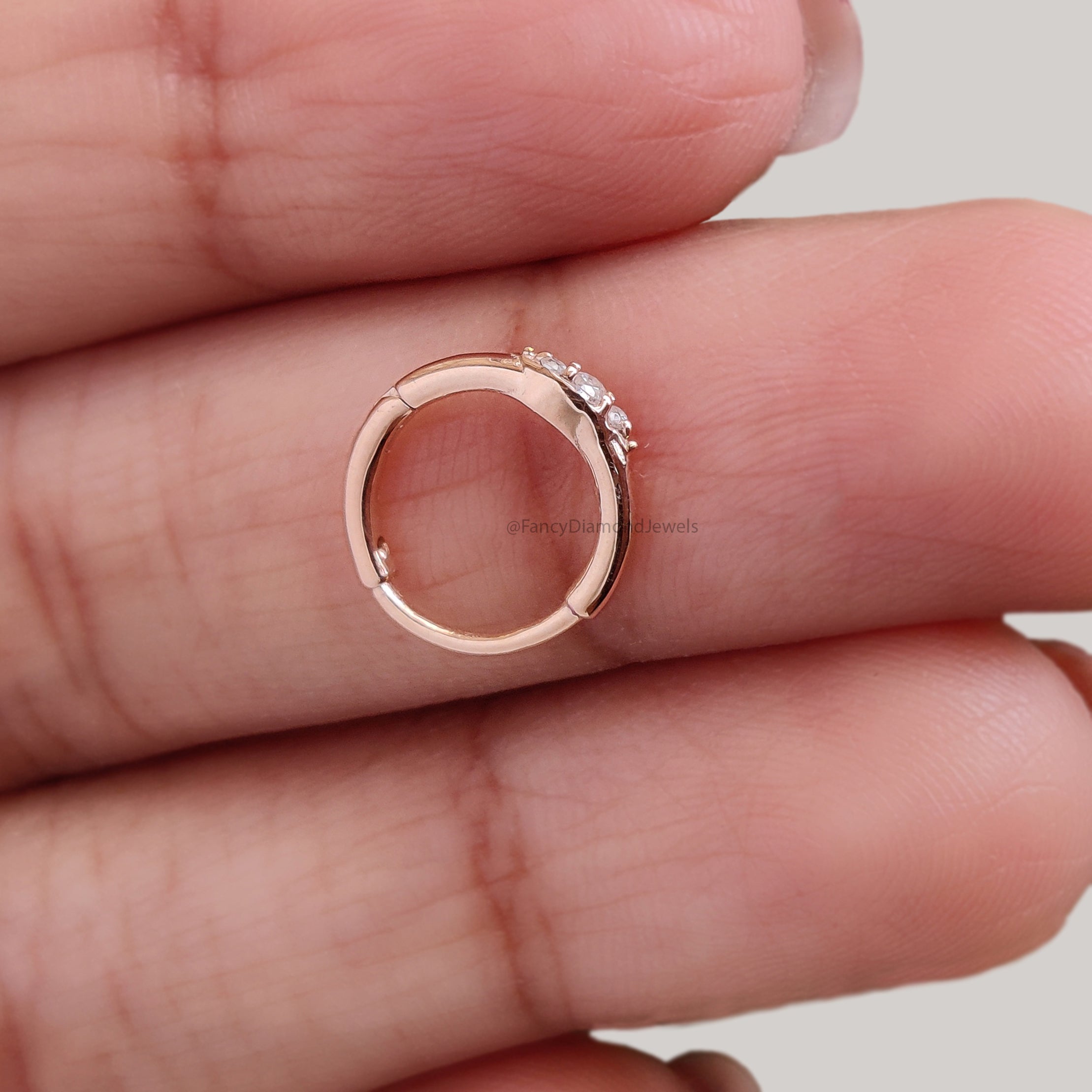 Nose Ring Nose Studs Natural Diamond Nose Ring Nose Ring Hoop Nose Stud Rose Gold Nose Ring Gold Nose Ring Diamond Nose Stud Hoop FD498