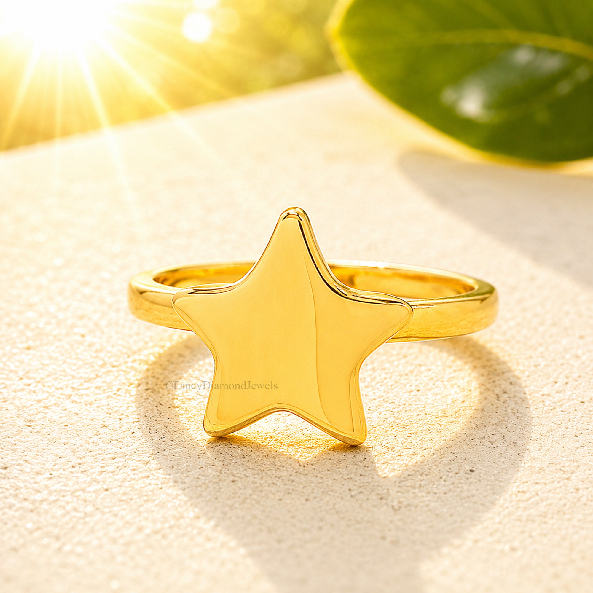 Handmade Sterling Silver Star Ring, Boho Fidget Jewelry, Minimalist Celestial Jewelry, Wedding Band For Bridal Matching Ring For Women FD573