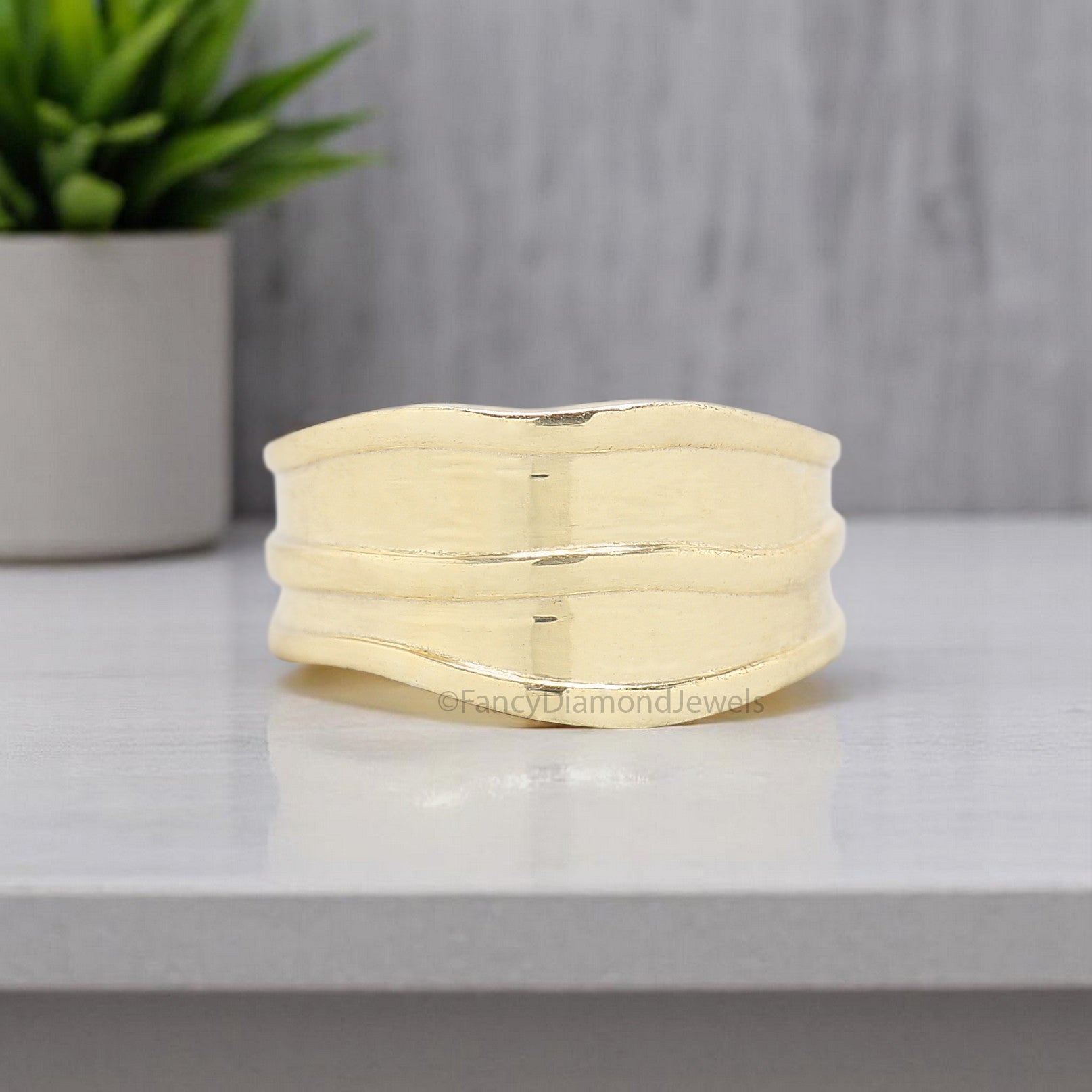 Thick Irregular Ear Cuff Earring Conch Ear Cuff Sterling Silver Ear Cuff Simple earring Yellow Gold Ear Wrap Cuff FD356