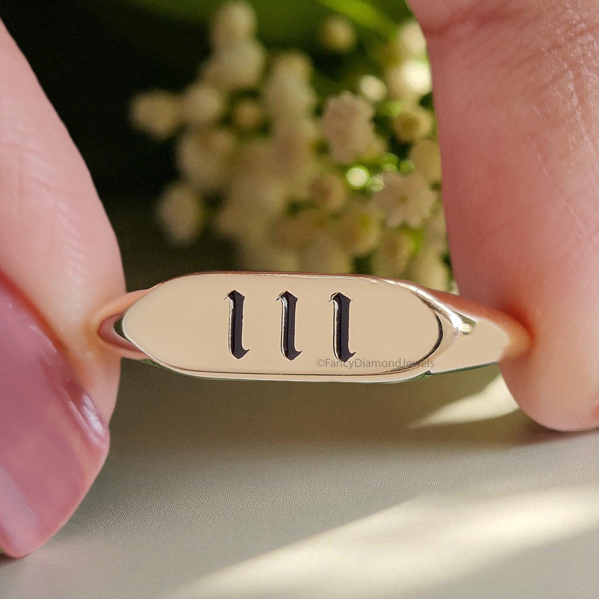 Personalized Angel Numbers Ring with Free Numerology Reading Report Synchronicity Compatibility Custom Lucky Number Gold Silver Ring FD396