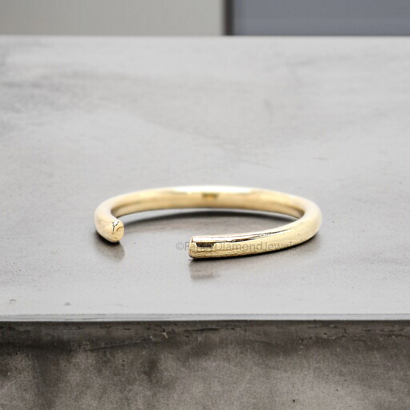 Dainty Single Band Smooth Silver Conch Ear Cuff Earring minimalist-style earring Yellow Gold Ear Wrap Cuff FD326