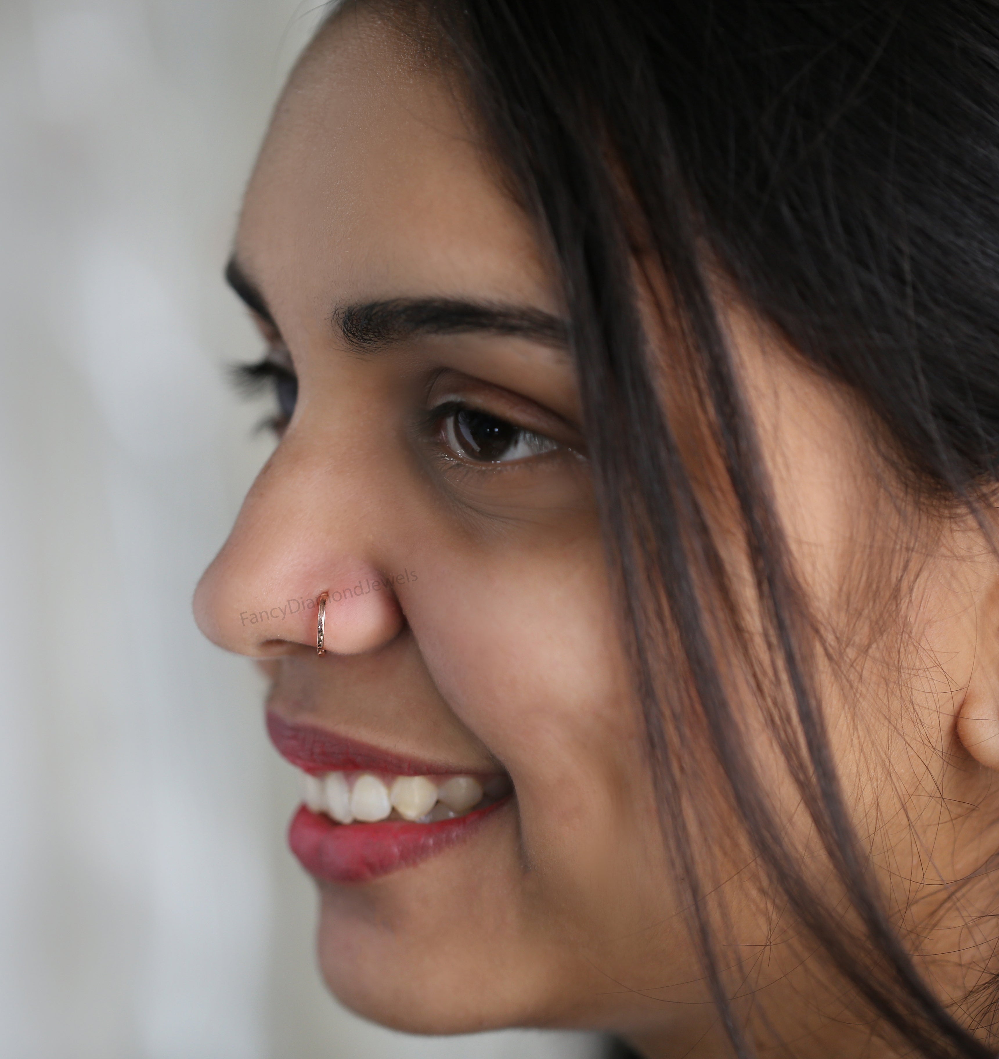 Nose Ring, Studs, Hoop Ring, Nose Ring Hoop, Nose Stud, Rose Gold Nose Ring, Gold Nose Ring, Plain Nose Stud, Plain Nose Ring, KD1178