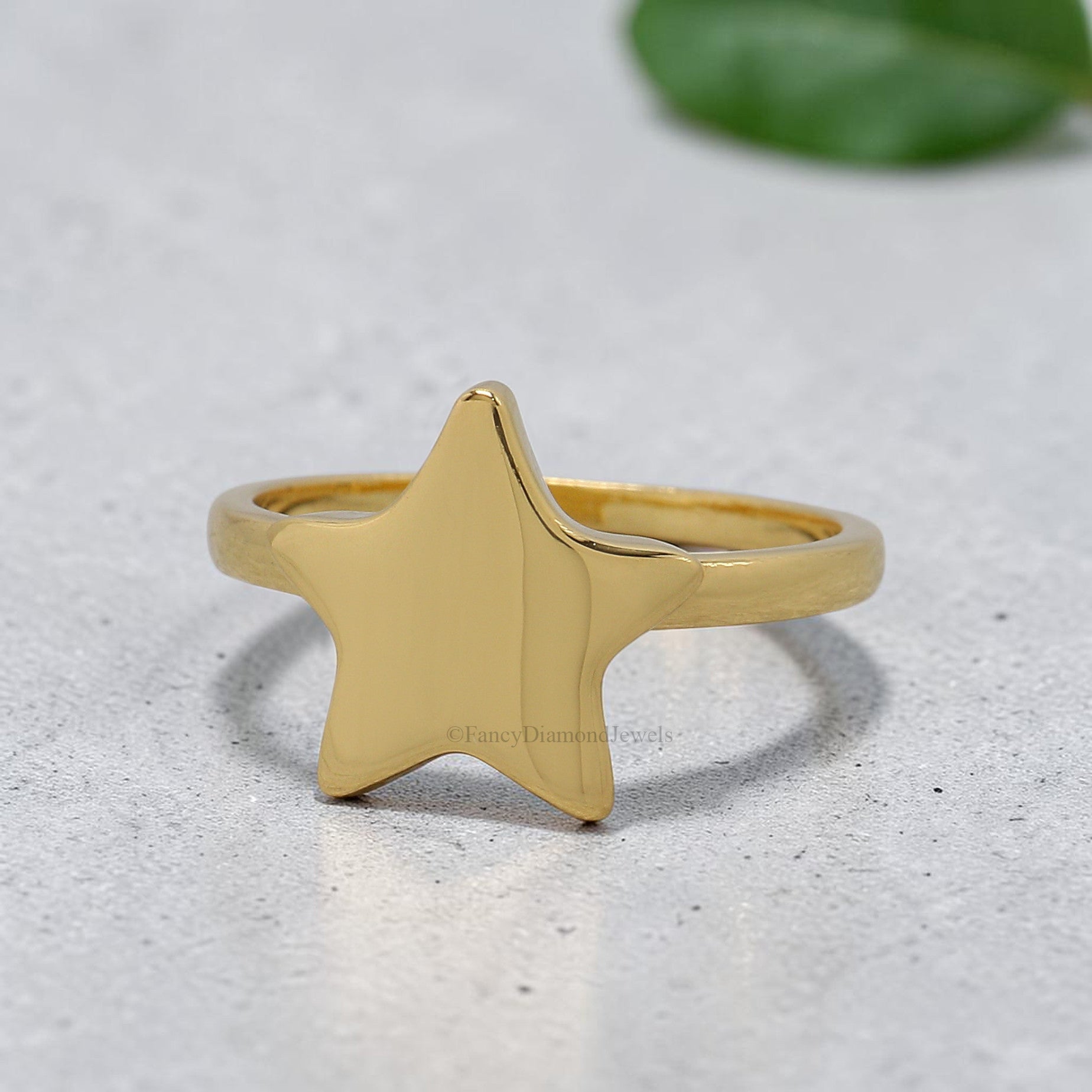 Handmade Sterling Silver Star Ring, Boho Fidget Jewelry, Minimalist Celestial Jewelry, Wedding Band For Bridal Matching Ring For Women FD573