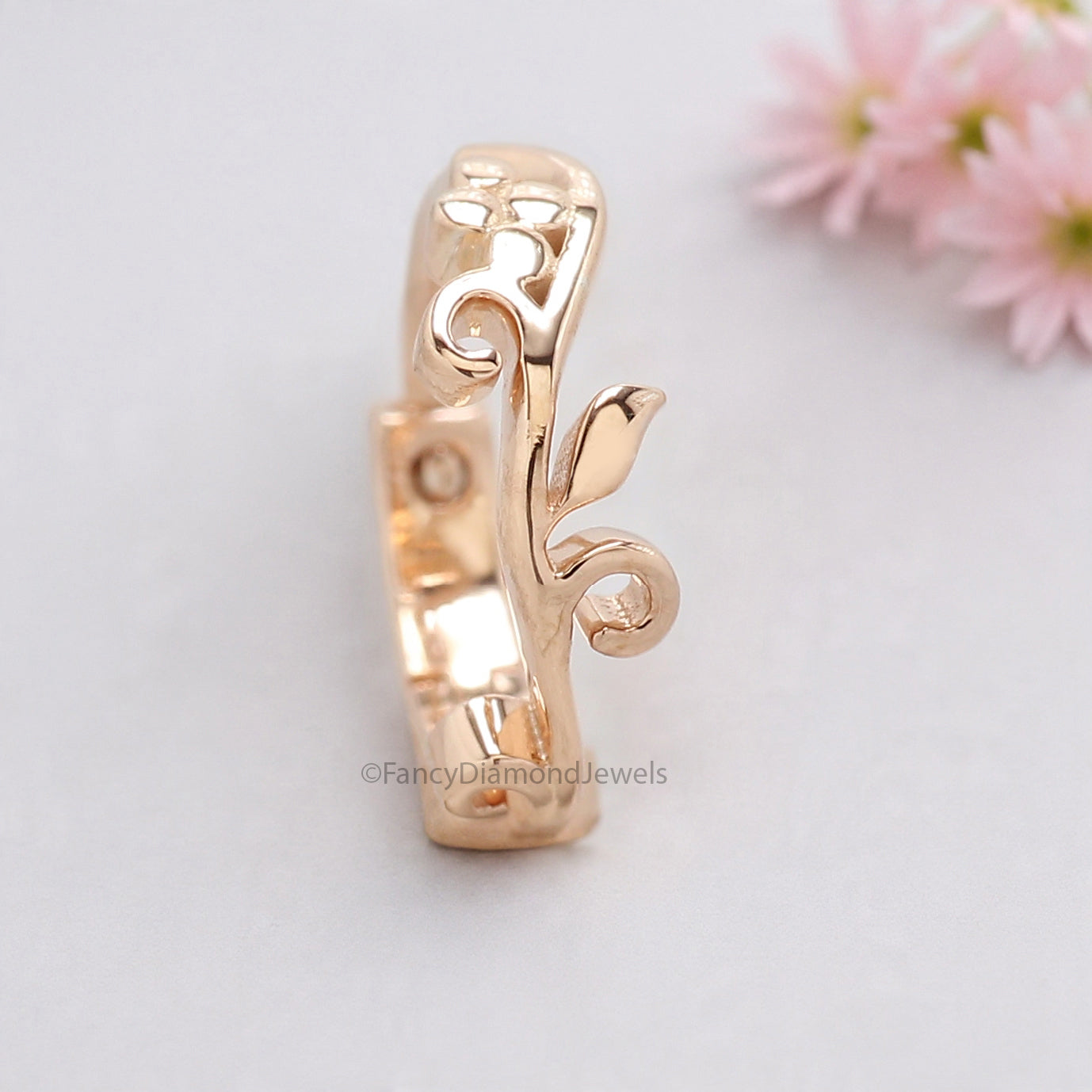 Dainty Nose Hoop Unique Jewelry Silver Nose Ring Silver Leaf Nose Ring Nose Piercing Boho Nose Hoop Nature Jewelry Pierced Nose FD488