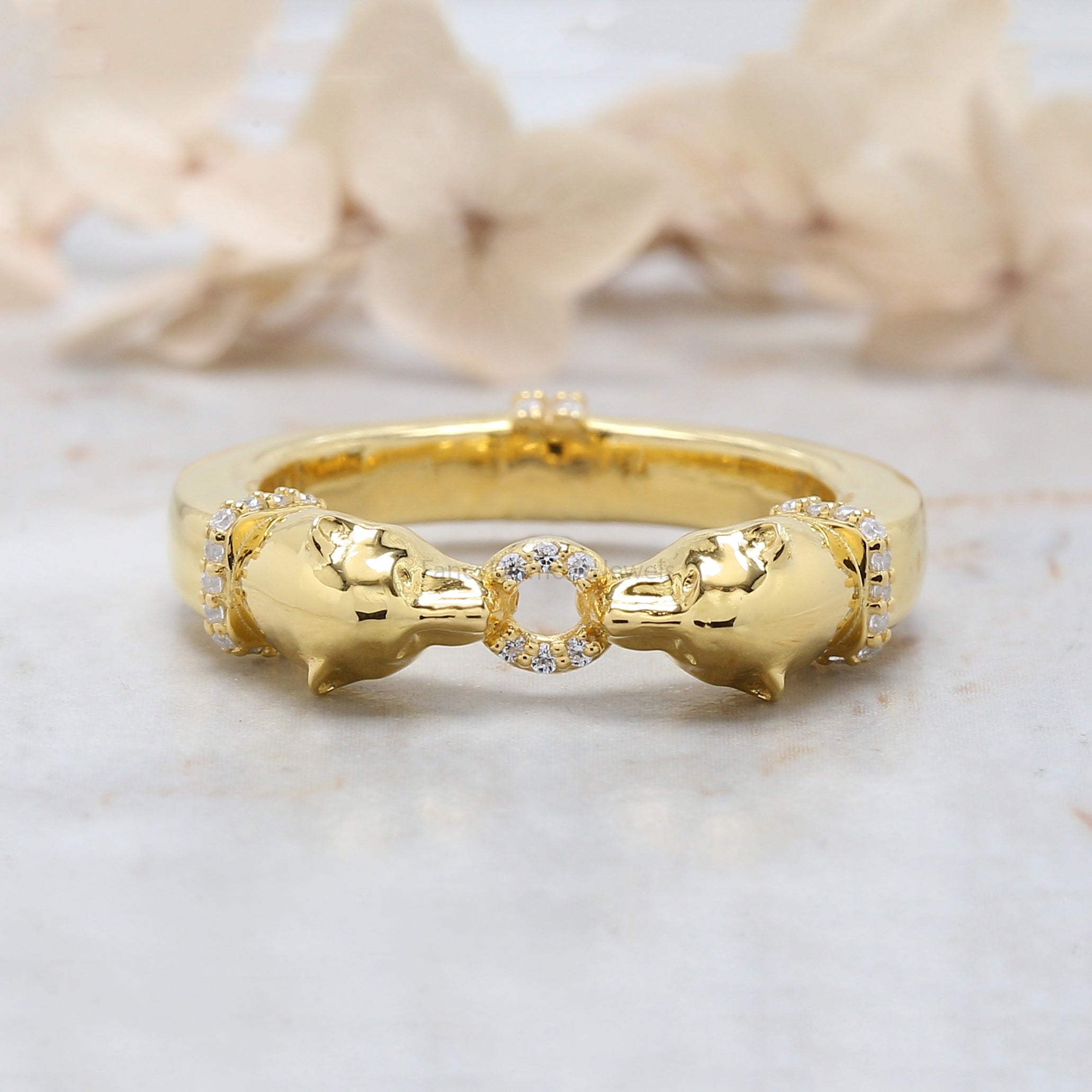 Jaguar White Diamond Band, White Diamond Engagement Band, Jaguar Band, Jaguar Shape Band, Jaguar Cut Band, KD1180