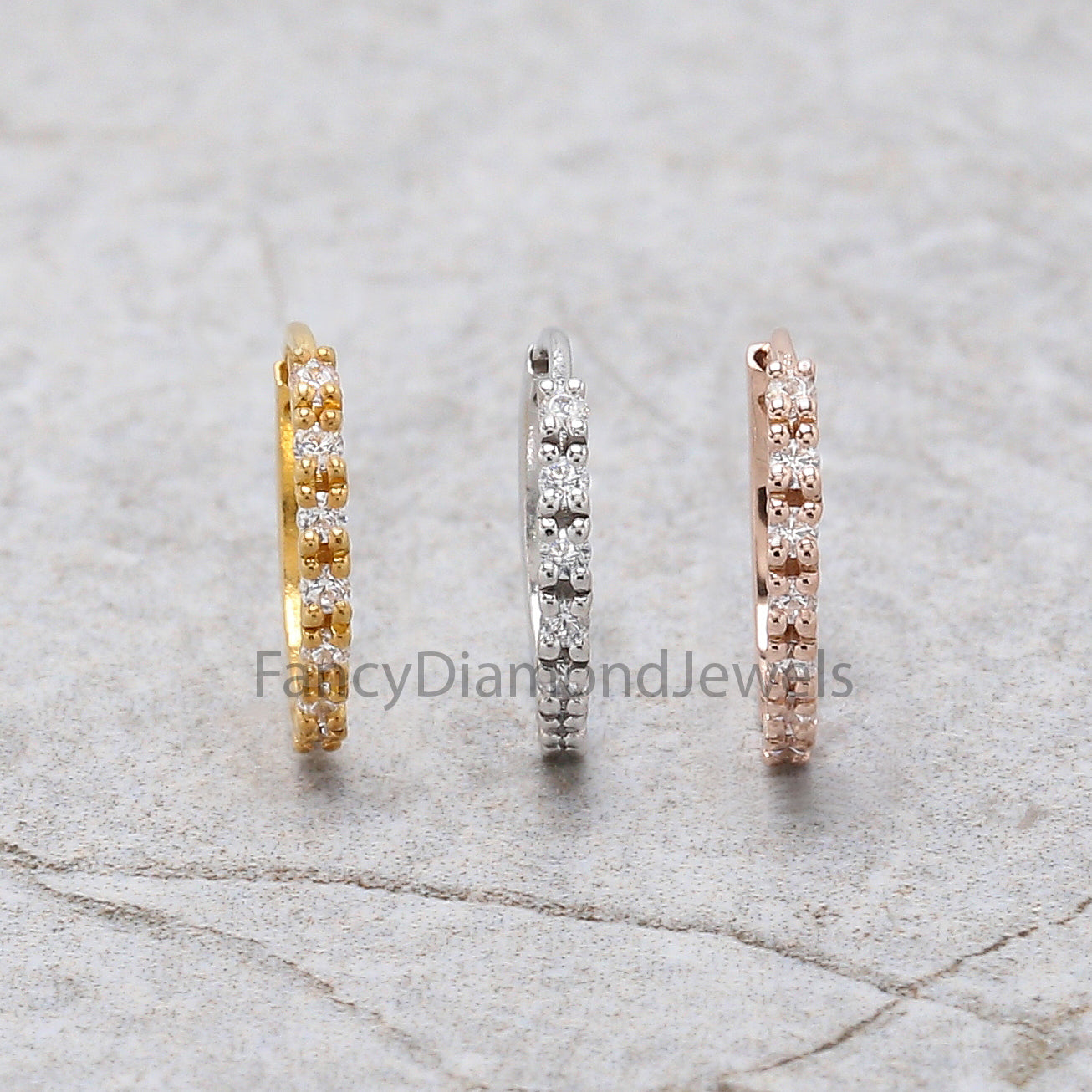 Nose Ring, Studs, Natural Diamond Nose Ring, Nose Ring Hoop, Nose Stud, Rose Gold Nose Ring, Gold Nose Ring, Diamond Nose Stud, Hoop KD1182