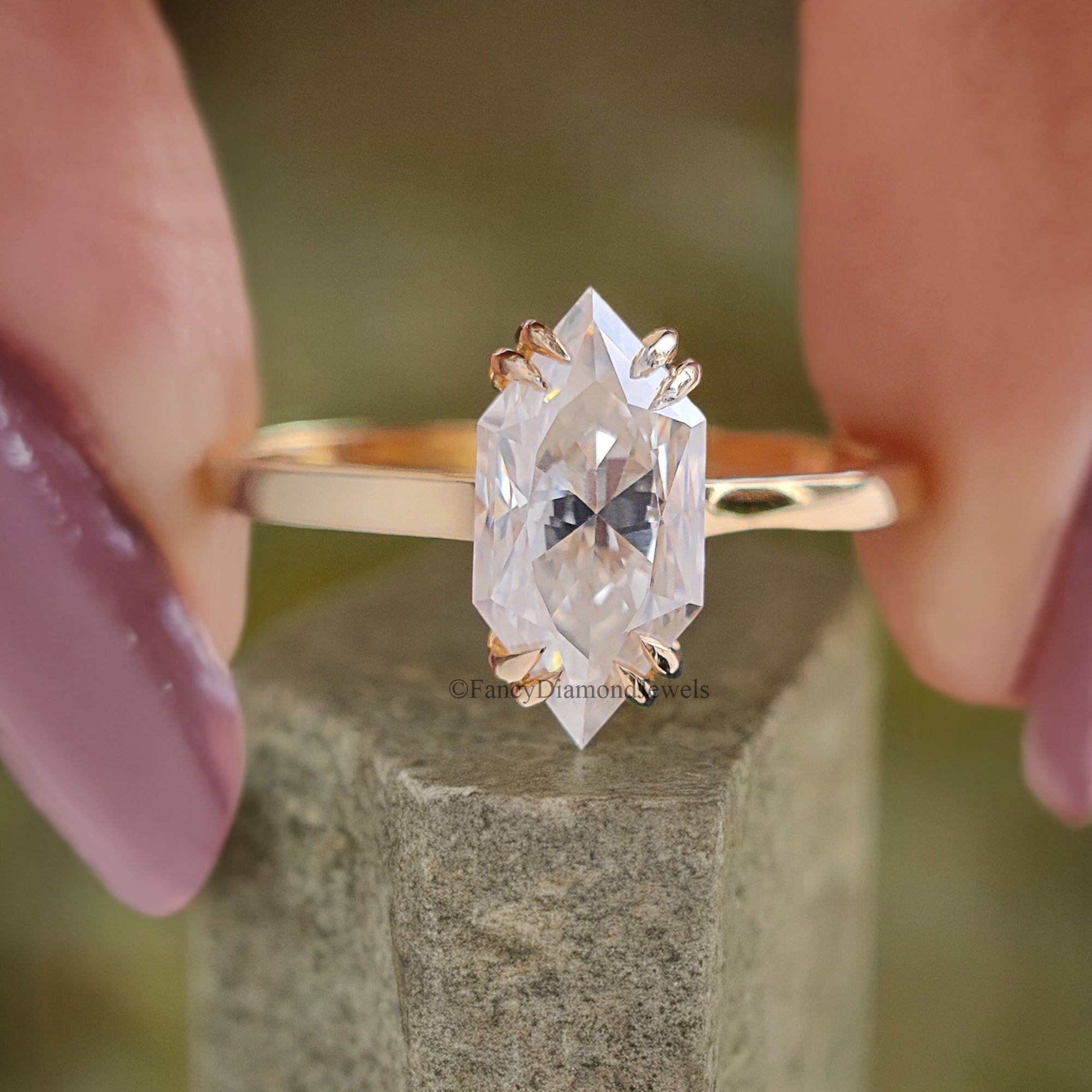 1.20 CT Dutch Marquise Engagement Ring Colorless Moissanite Ring Pointed Claw Wedding Ring Antique Marquise Handmade Ring Gift For Her FD196