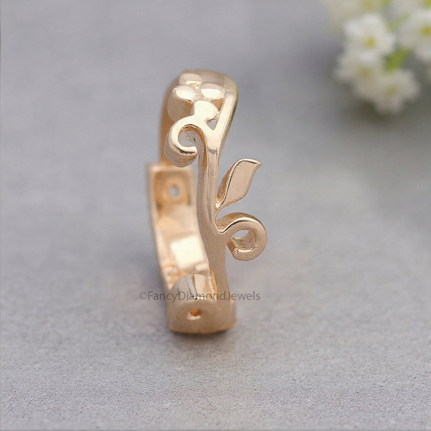 Dainty Nose Hoop Unique Jewelry Silver Nose Ring Silver Leaf Nose Ring Nose Piercing Boho Nose Hoop Nature Jewelry Pierced Nose FD488