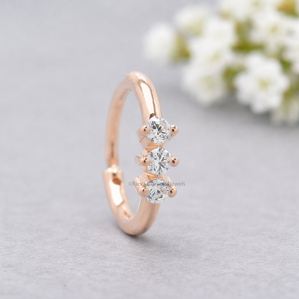 Nose Ring Nose Studs Natural Diamond Nose Ring Nose Ring Hoop Nose Stud Rose Gold Nose Ring Gold Nose Ring Diamond Nose Stud Hoop FD485