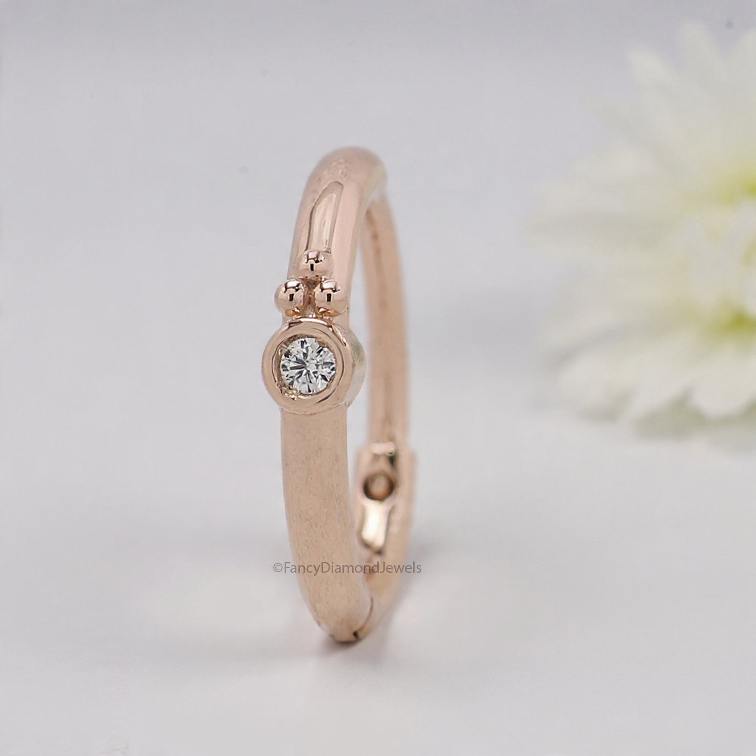 Unique Jewelry Silver Nose Ring Silver Nose Ring Nose Piercing Boho Nose Hoop Nature Jewelry Pierced Nose Rose Gold Nose Ring FD502