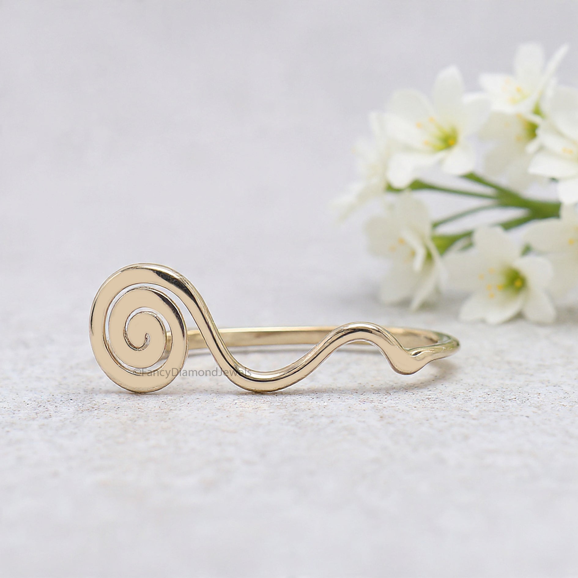 Nose Cuff Clip on Nose Cuff Sterling Silver 14K Yellow or Rose Gold Filled Spiral Non Pierced Nose Ring sterling silver Nose Jewelry FD499