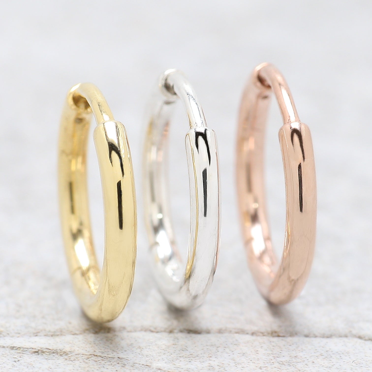 Nose Ring, Studs, Hoop Ring, Nose Ring Hoop, Nose Stud, Rose Gold Nose Ring, Gold Nose Ring, Plain Nose Stud, Plain Nose Ring, KD1179