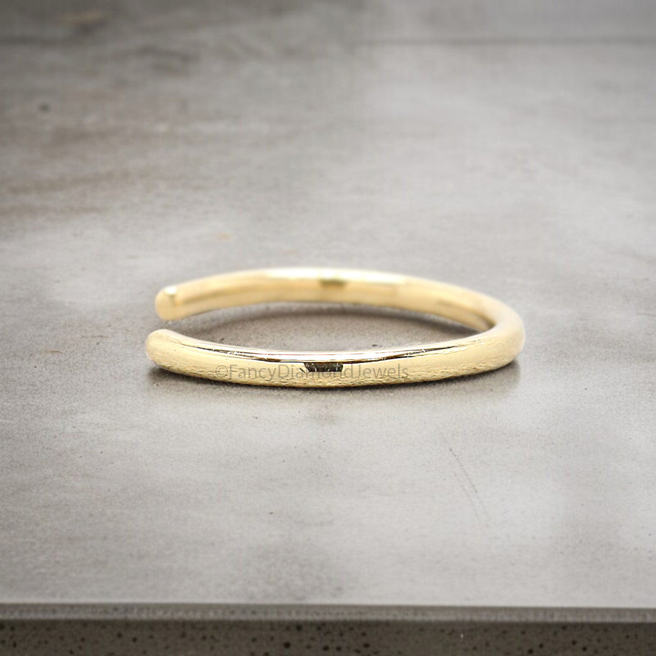 Dainty Single Band Smooth Silver Conch Ear Cuff Earring minimalist-style earring Yellow Gold Ear Wrap Cuff FD326