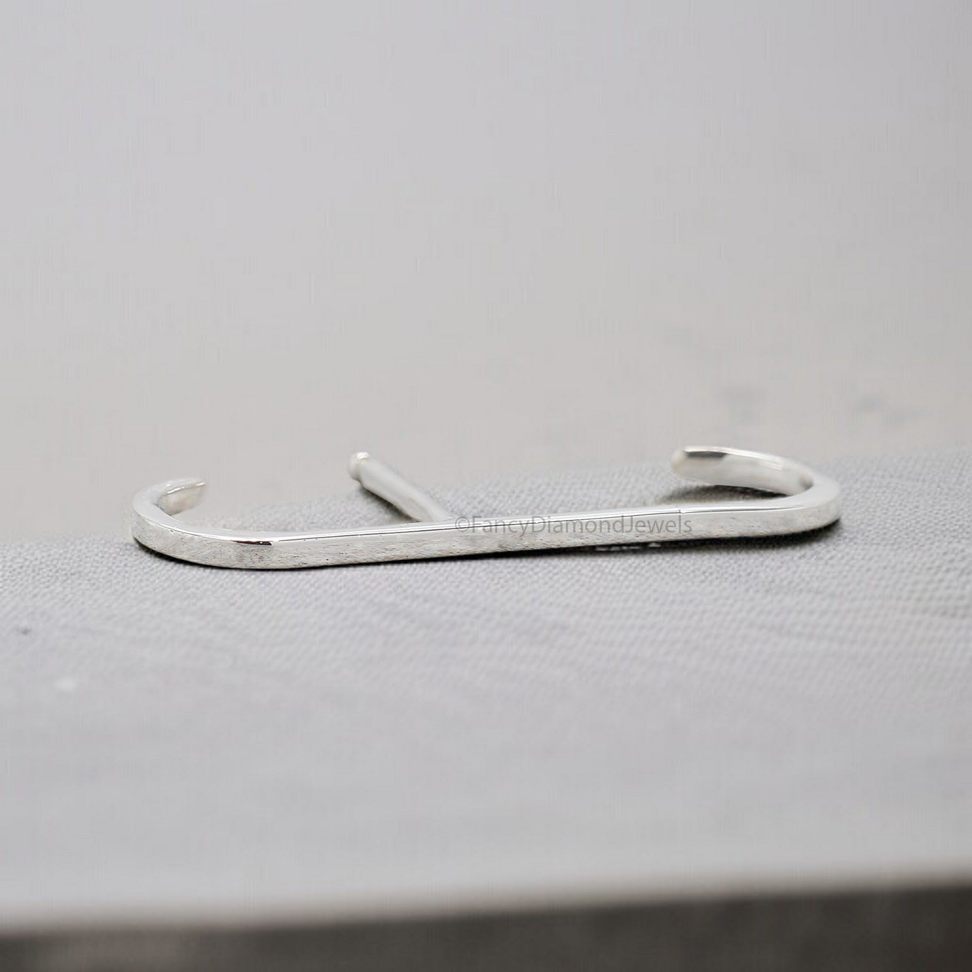 Suspender Earring Minimalist Silver Earring Modern Geometric Ear Lobe Cuff Earring 14k Gold Filled Stud Bar Earring Simple Gift FD324