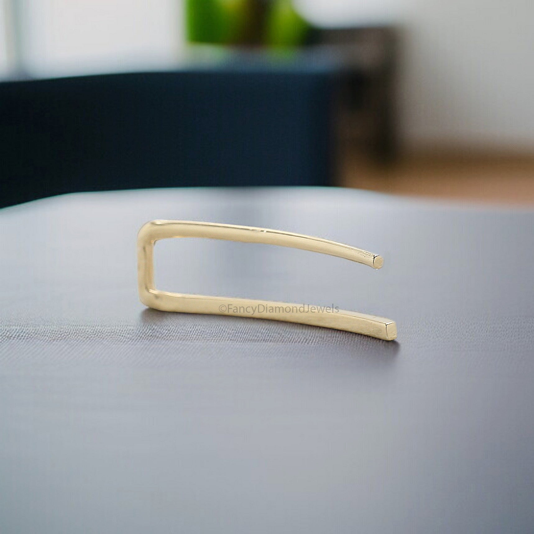 20 mm Dainty Long Ear Climbers Ear Climber Silver Sweep Ear Gold Cuff Pins Yellow Gold Hammered Ear Crawler Bar Ear Climber Earrings FD325