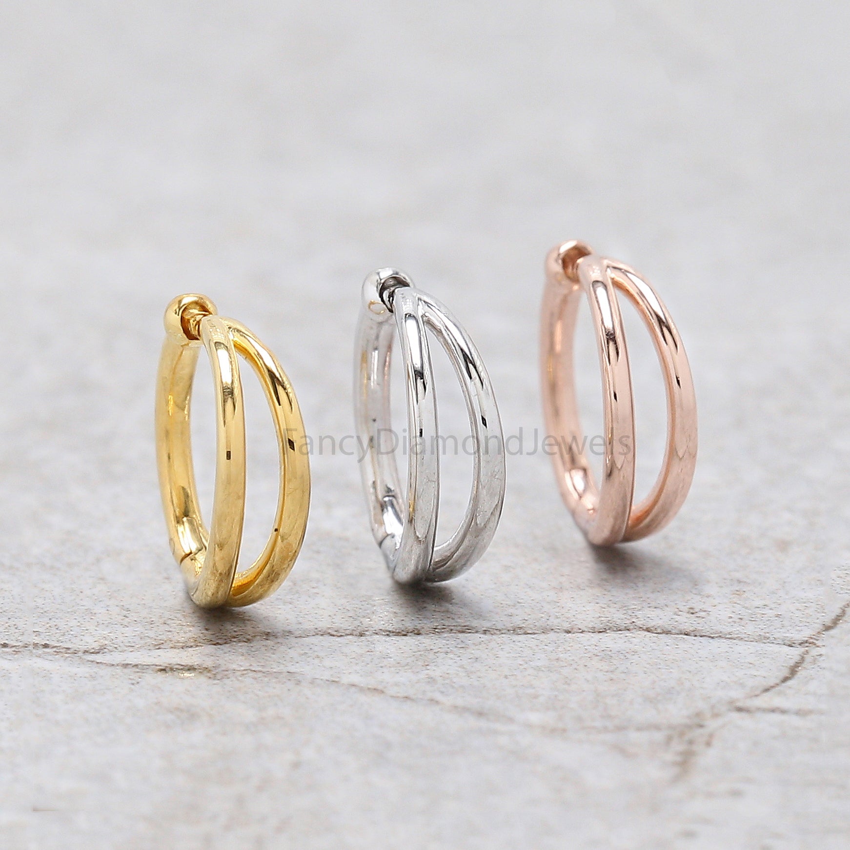 Nose Ring, Studs, Hoop Ring, Nose Ring Hoop, Nose Stud, Rose Gold Nose Ring, Gold Nose Ring, Plain Nose Stud, Plain Nose Ring, KD1181