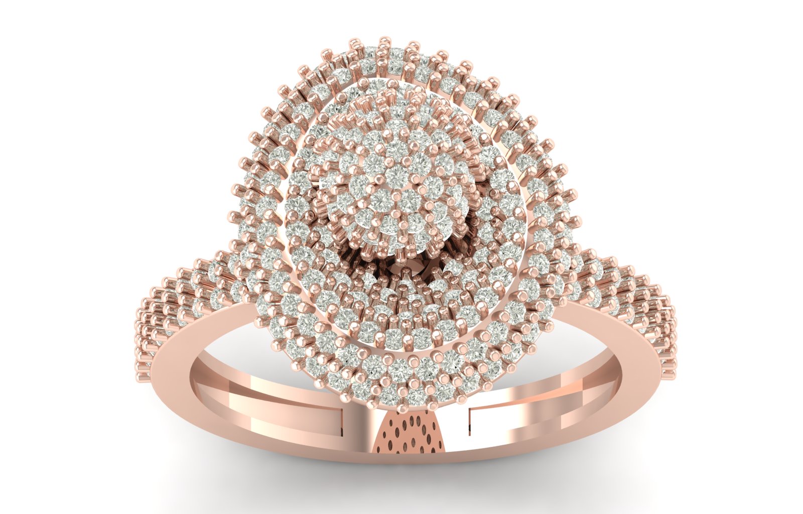 0.83 TW Unique Ring Prong Set Ring Round Cut Lab Grown Diamond Ring Wedding ring Bridal Ring Engagement ring PR228