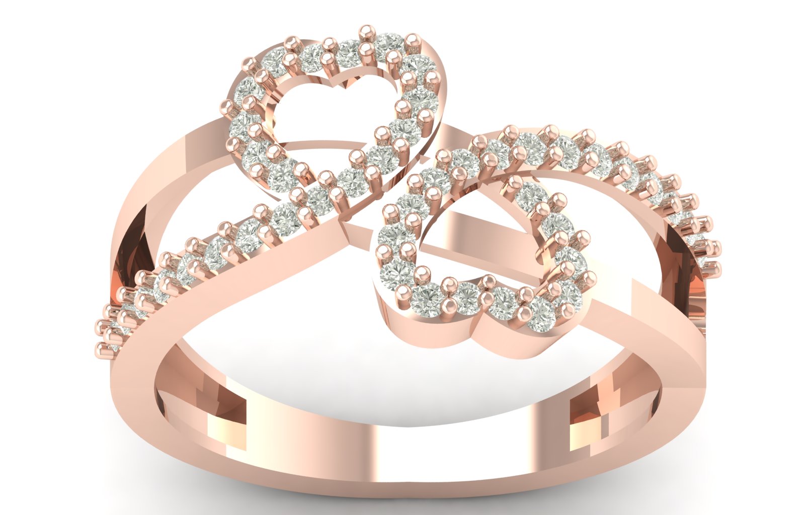 0.34 TW Heart Shape Ring Round Cut Lab Grown Diamond Engagement Ring Prong Set valentine Ring Wedding Ring Bridal Ring PR332