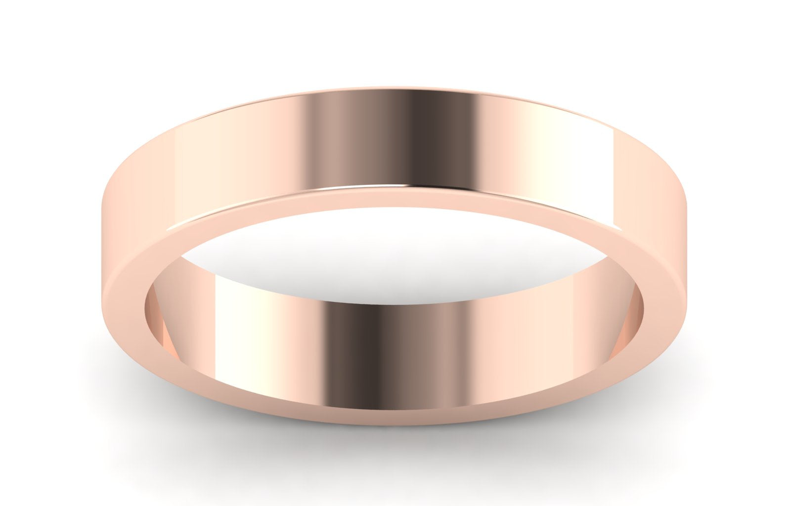 Plain Flat Comfort Fit Band Engagement Band Men's Wedding Band PR586