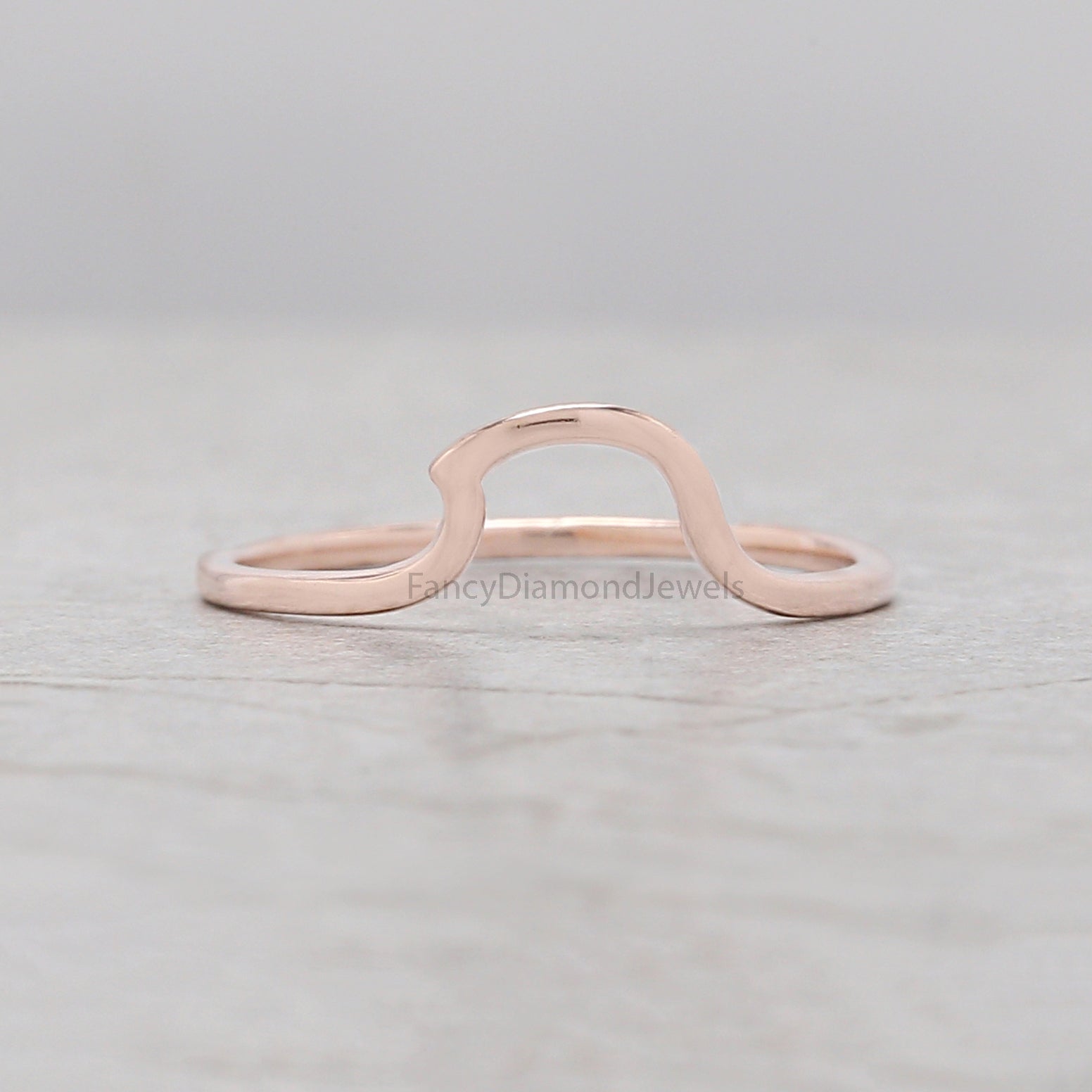 Rough Blue Color Diamond Ring 1.00 Ct 5.64 MM Crystal Rough Diamond Ring 14K Solid Rose Gold Silver Engagement Ring Gift For Her QL2333