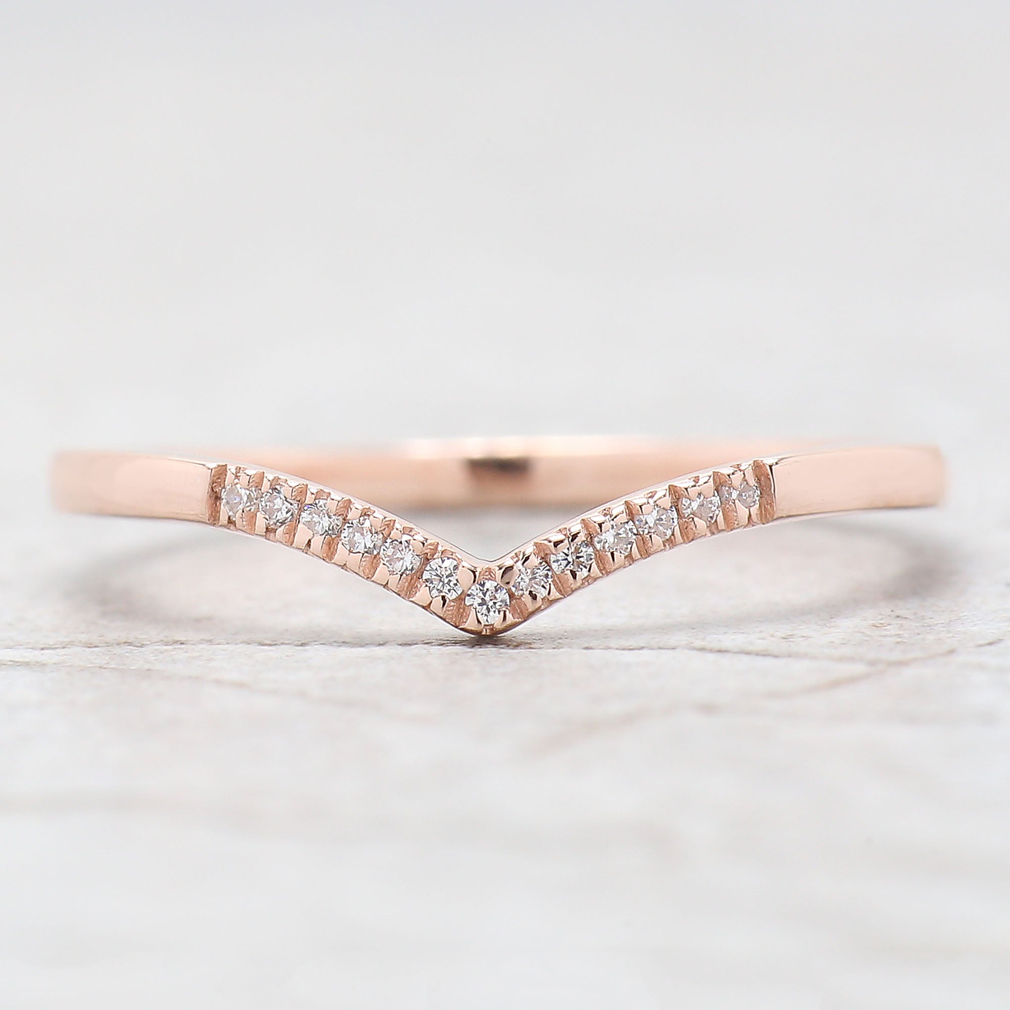 Round Cut Salt And Pepper Diamond Ring 0.32 Ct 4.50 MM Round Diamond Ring 14K Solid Rose Gold Silver Engagement Ring Gift For Her QL7914