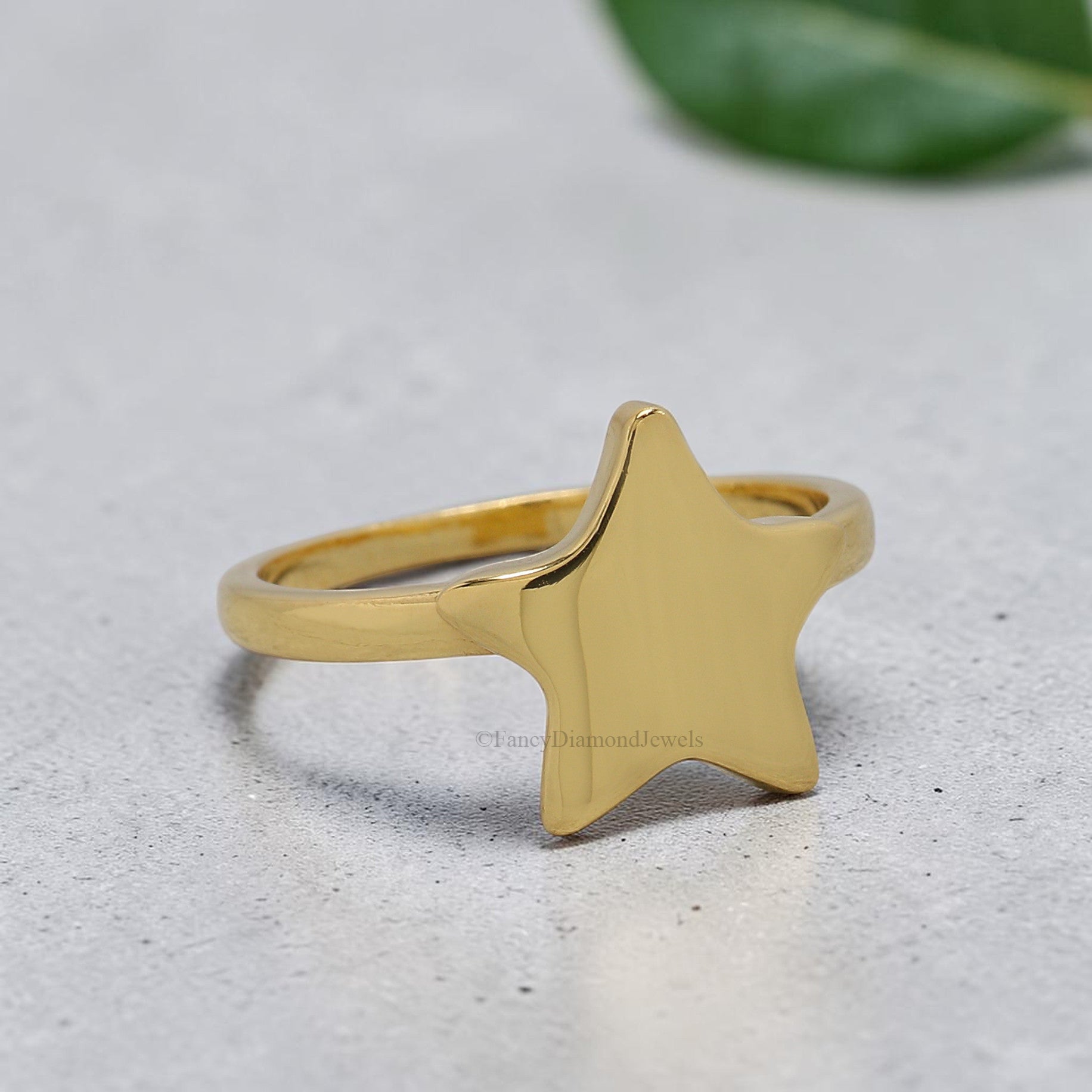 Handmade Sterling Silver Star Ring, Boho Fidget Jewelry, Minimalist Celestial Jewelry, Wedding Band For Bridal Matching Ring For Women FD573