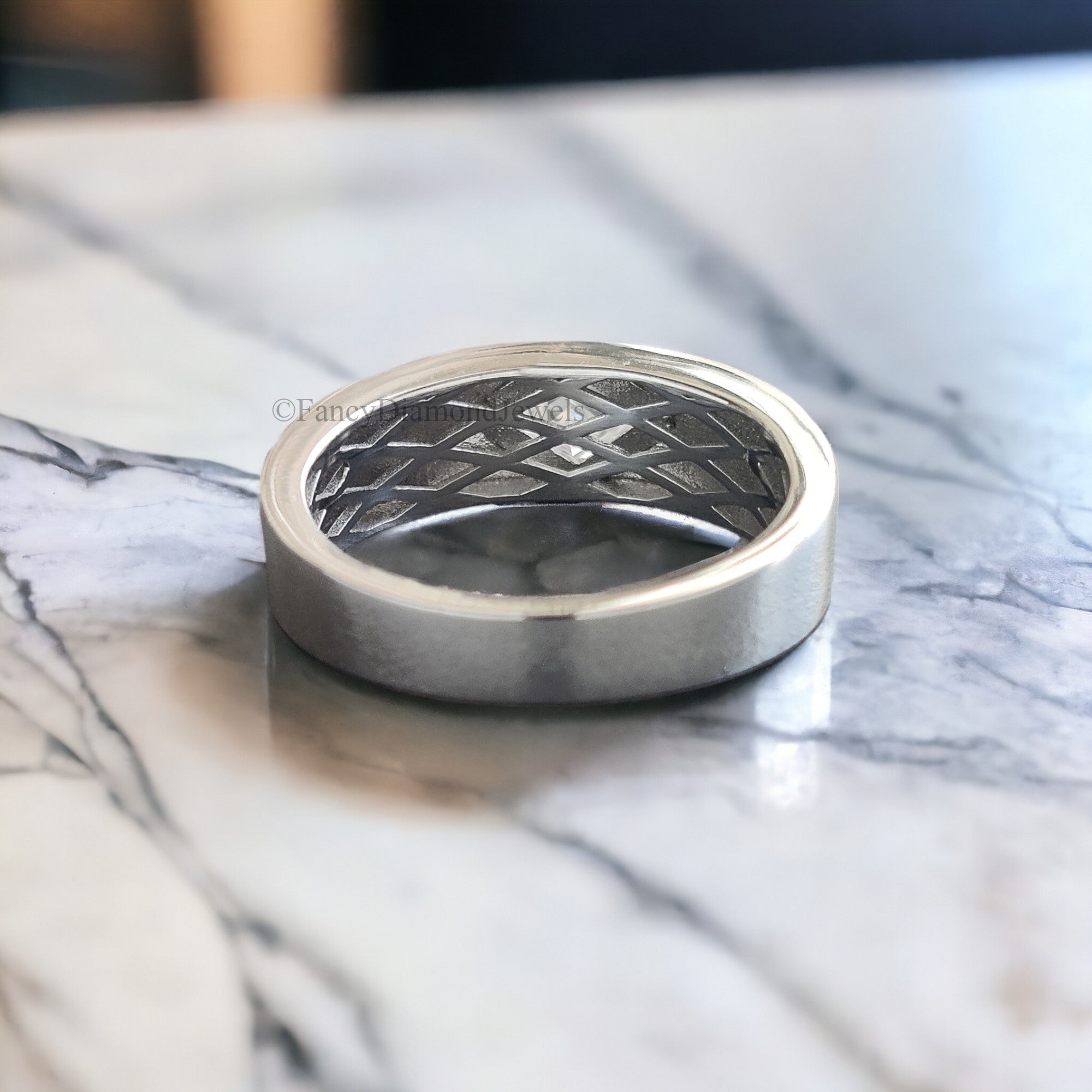 0.50 Kite Shape Moissanite Band Colorless Kite Band Antique Shape Engagement Band Prong Set Wedding Band Anniversary Gift For Her FD118