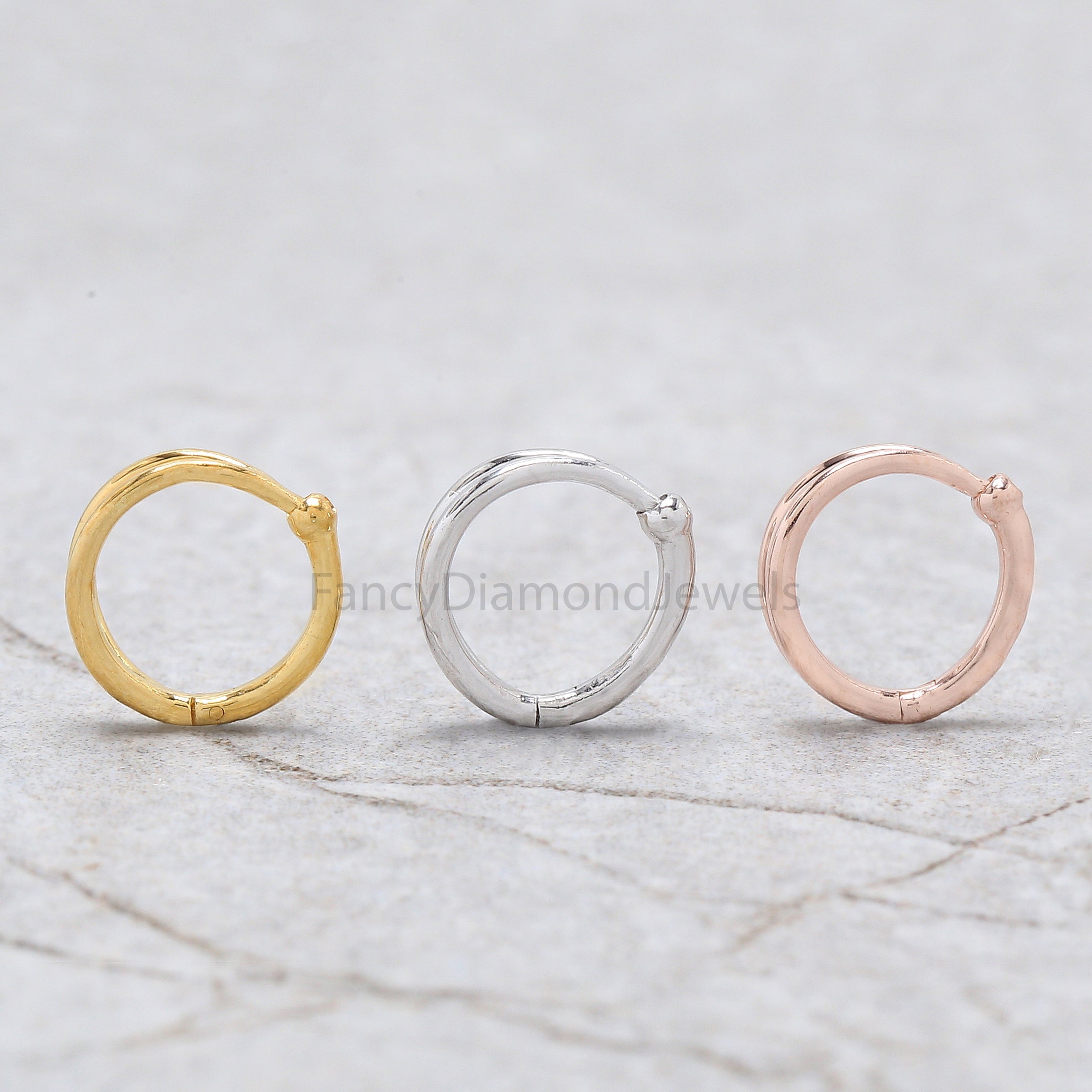 Nose Ring, Studs, Hoop Ring, Nose Ring Hoop, Nose Stud, Rose Gold Nose Ring, Gold Nose Ring, Plain Nose Stud, Plain Nose Ring, KD1181