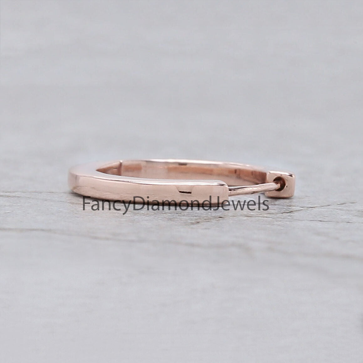 Plain Gold 14K Solid Rose White Yellow Gold Nose Ring Engagement Wedding Gift Nose Ring KD984