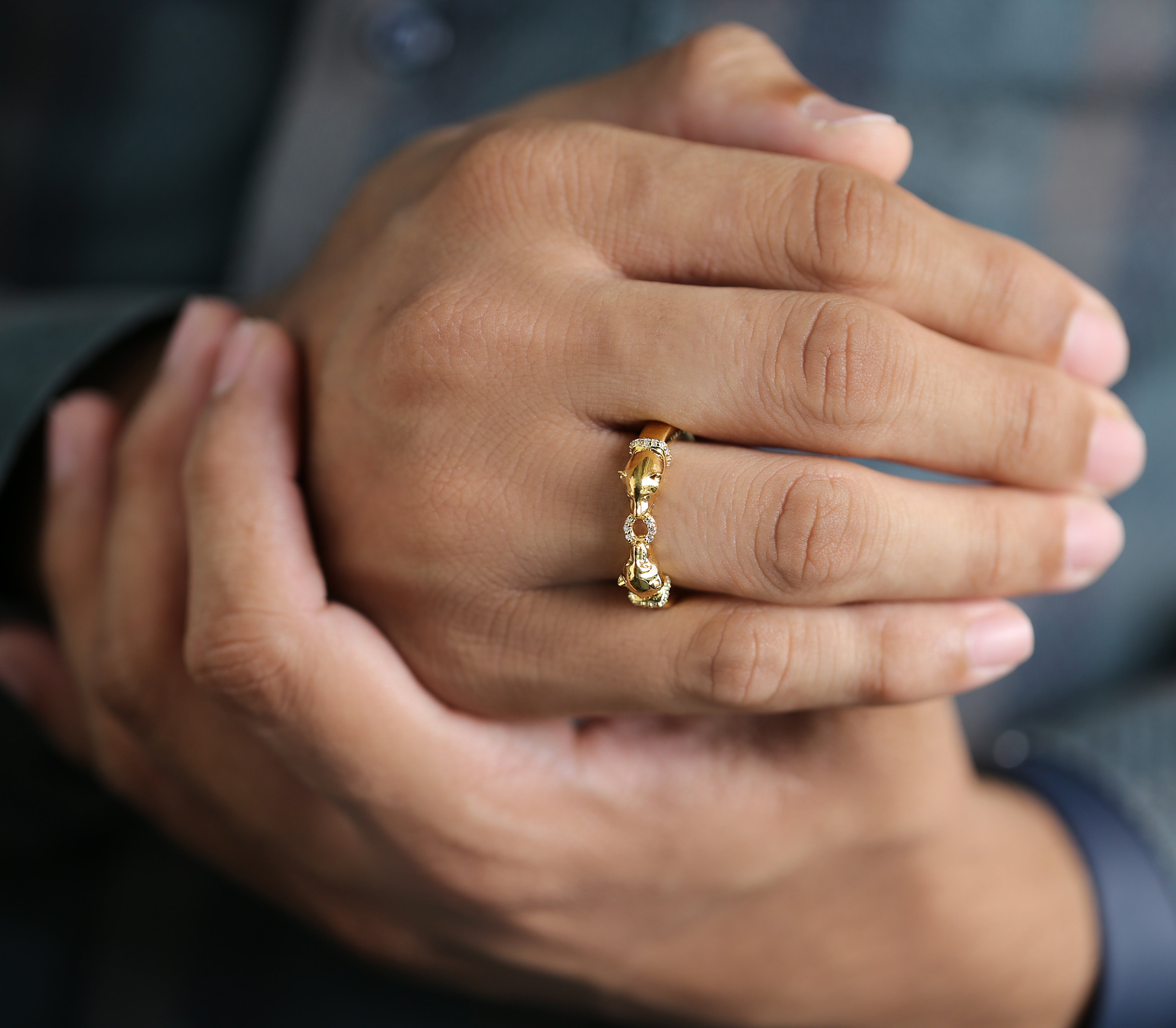 Jaguar White Diamond Band, White Diamond Engagement Band, Jaguar Band, Jaguar Shape Band, Jaguar Cut Band, KD1180