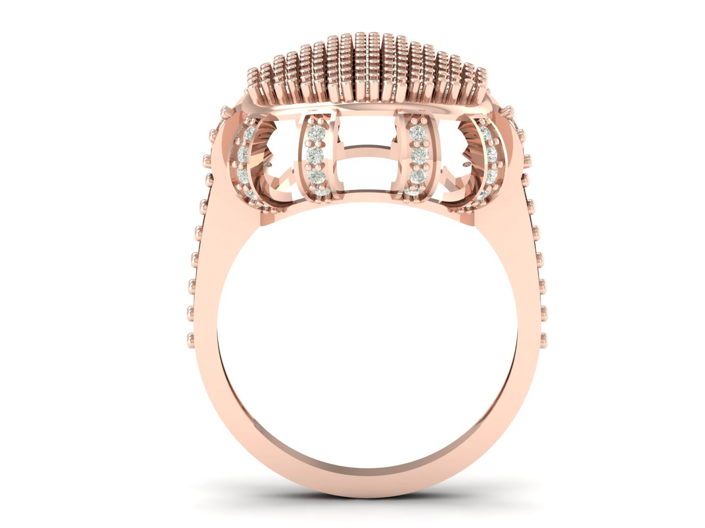 0.80 TW Beautiful Cocktail Style Round Cut Lab Grown Diamond Ring Engagement Ring Wedding Ring Prong Setting Ring PR253