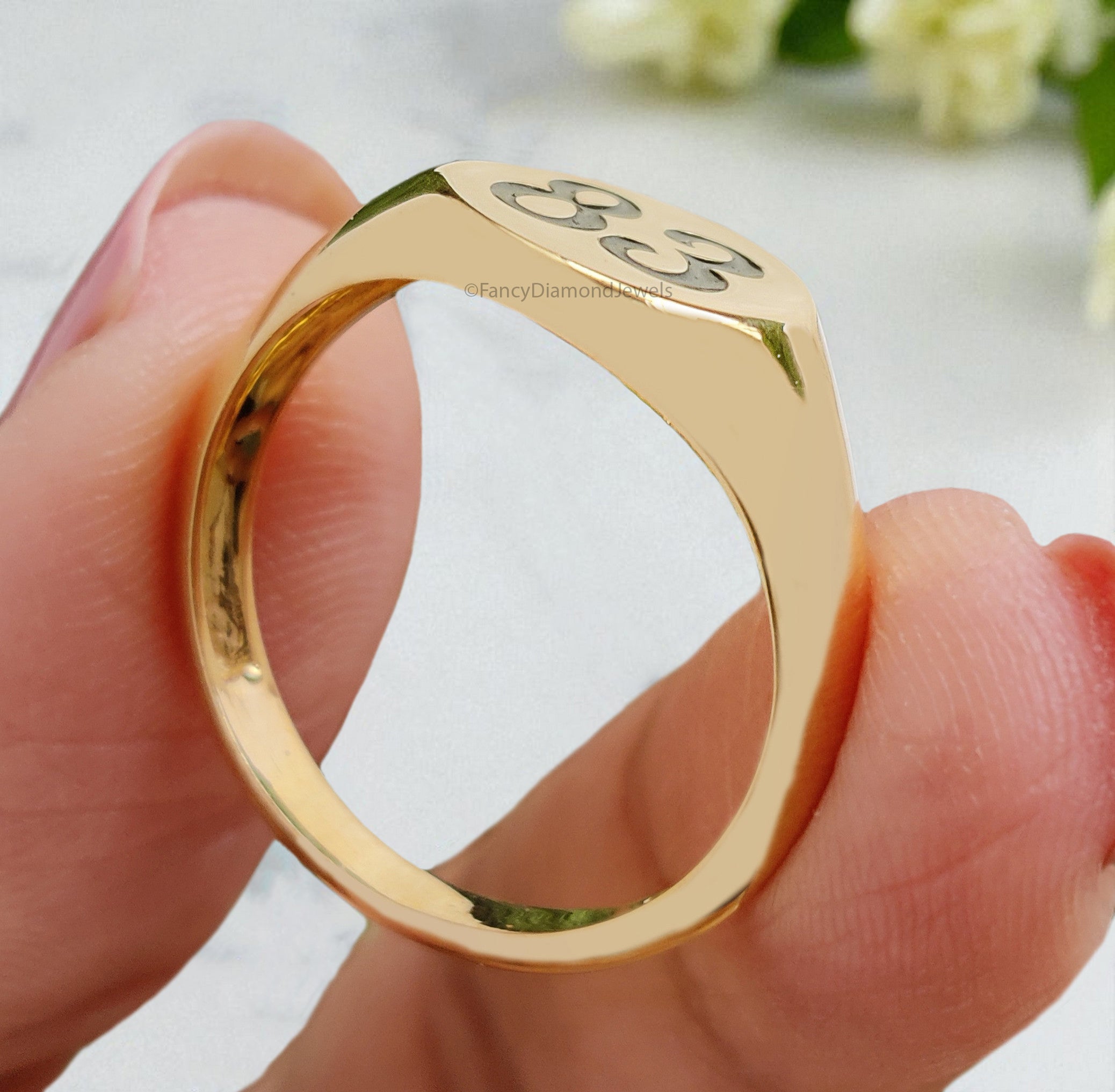Lucky Number Custom Number Signet Ring with Free Numerology Reading Report Lo Shu Grid Name Compatibility Silver Ring Unisex Ring FD411