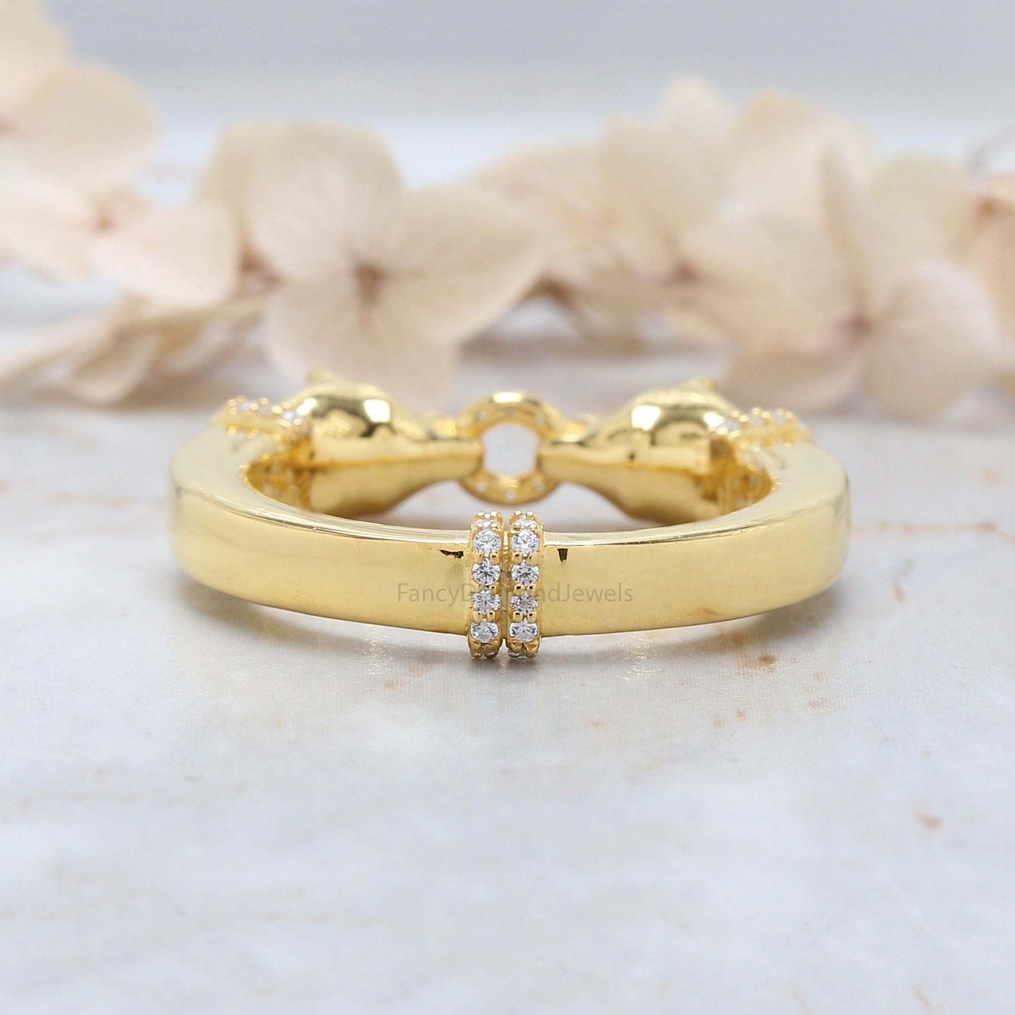 Jaguar White Diamond Band, White Diamond Engagement Band, Jaguar Band, Jaguar Shape Band, Jaguar Cut Band, KD1180