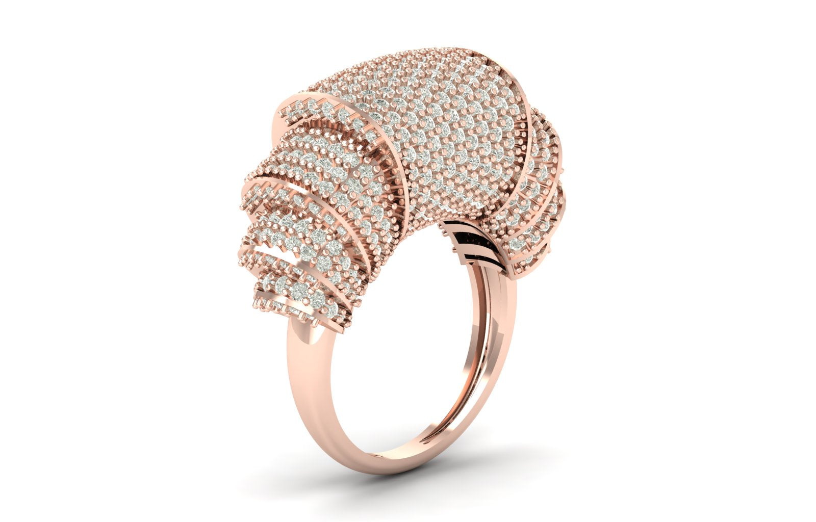 2.79 TW Unique Ring Round Cut Lab Grown Diamond Ring Ladies Cluster Unique Engagement Ring Wedding Ring PR339