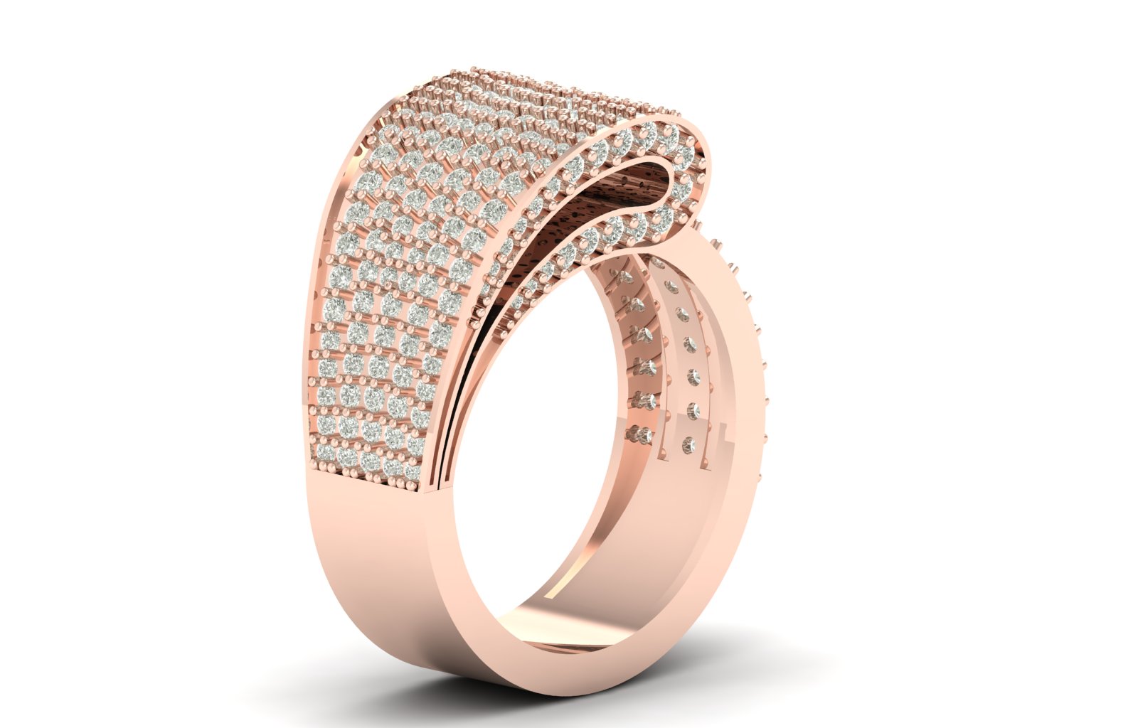 Unique Design Ring 1.51 TW Round Cut Lab Grown Diamond Ring Prong Setting Ring Engagement Ring Bridal Wedding Ring PR343